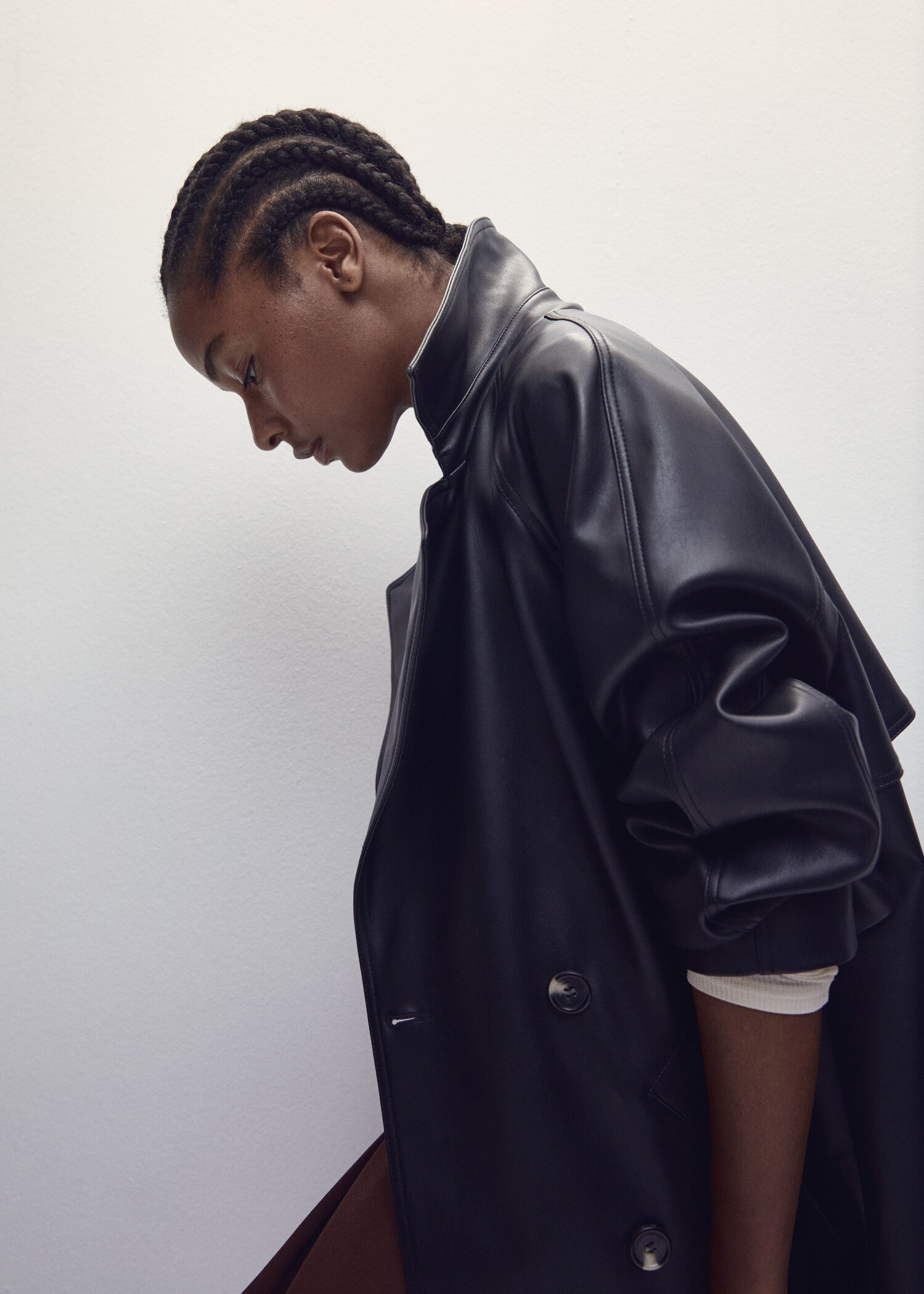 Oversized trenchcoat van imitatieleer - Detail van het artikel 9