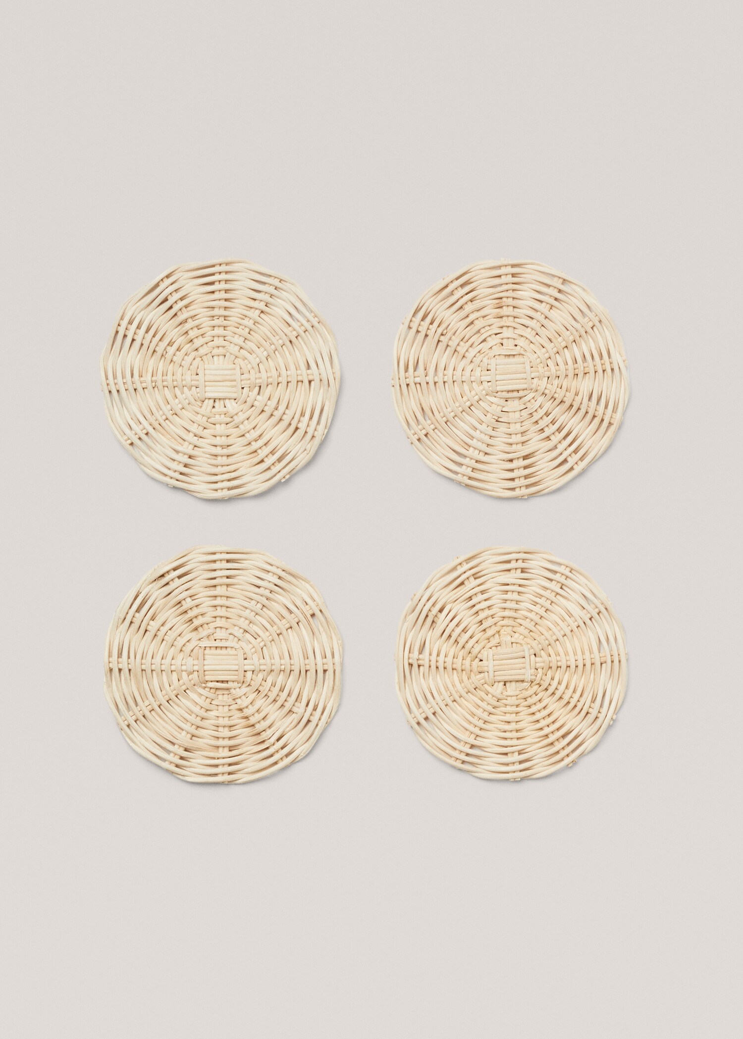 Untersetzer aus 100 % Rattan 12 cm - Artikel ohne Model