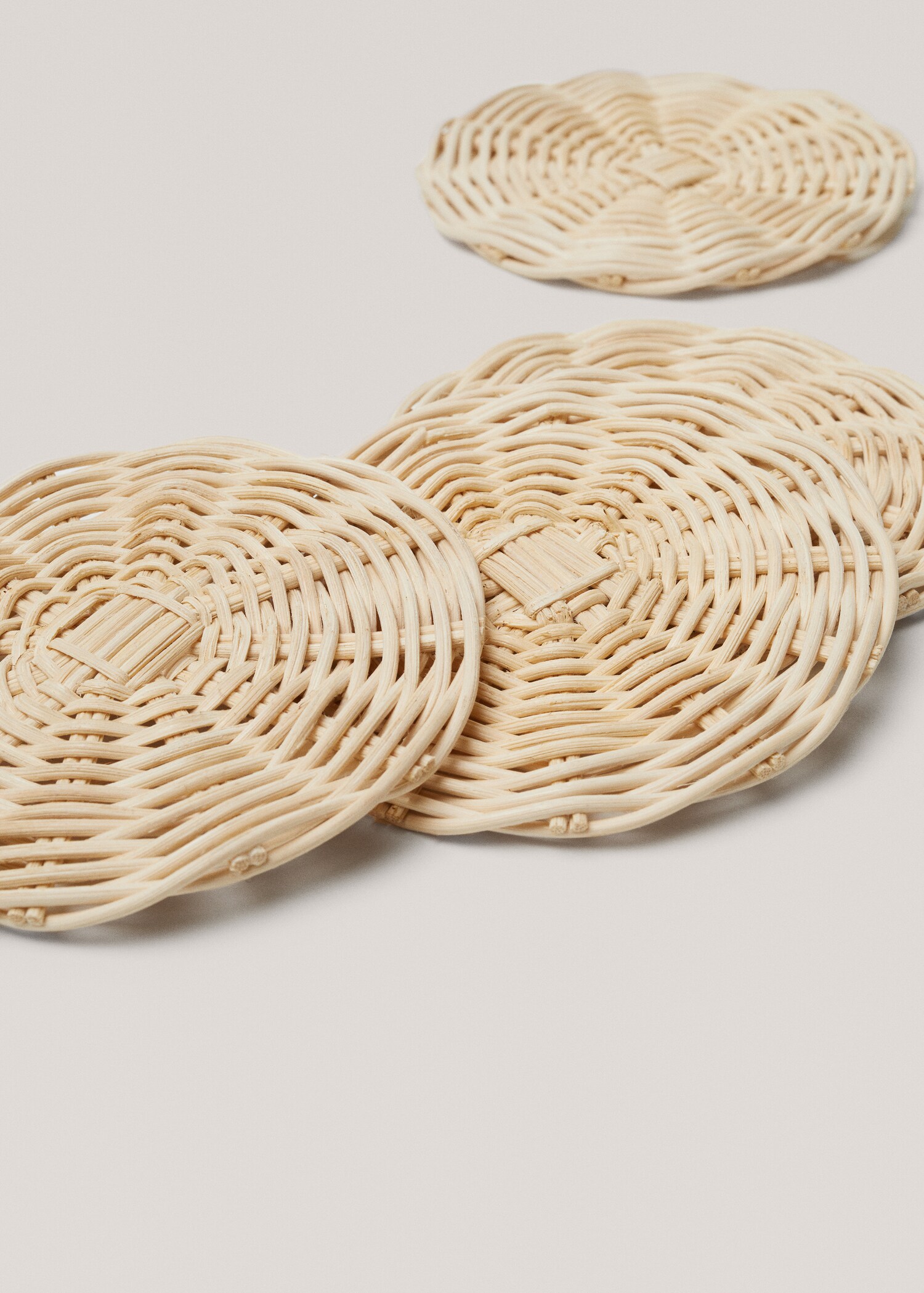Untersetzer aus 100 % Rattan 12 cm - Detail des Artikels 1