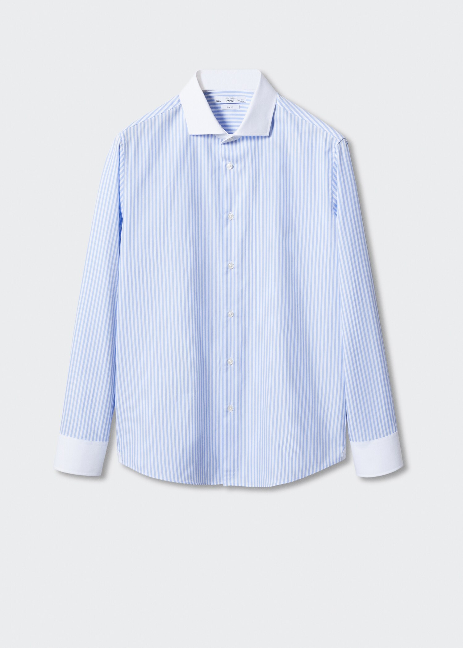 Kombiniertes Slim Fit-Anzughemd - Artikel ohne Model