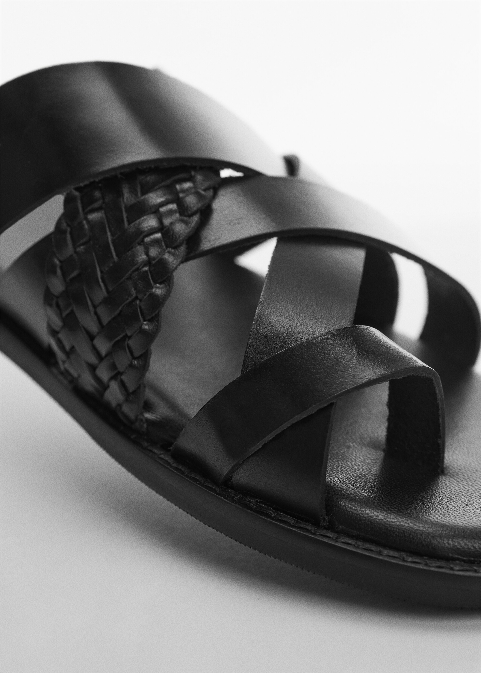 Sandales tressées cuir - Détail de l'article 2