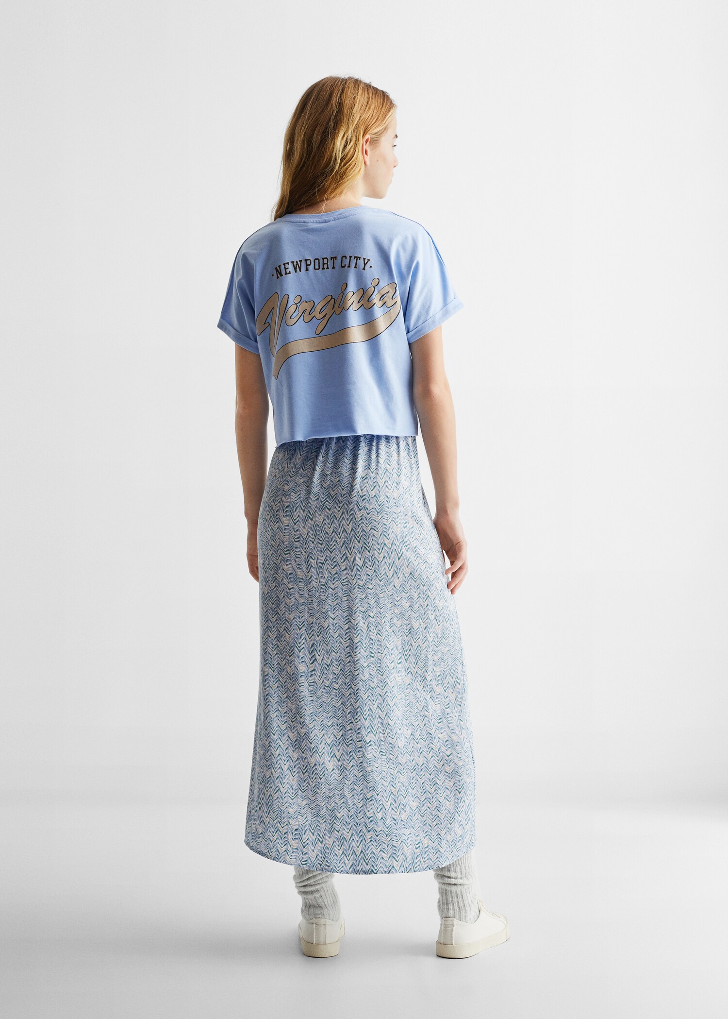 Camiseta estampada algodón - Reverso del artículo