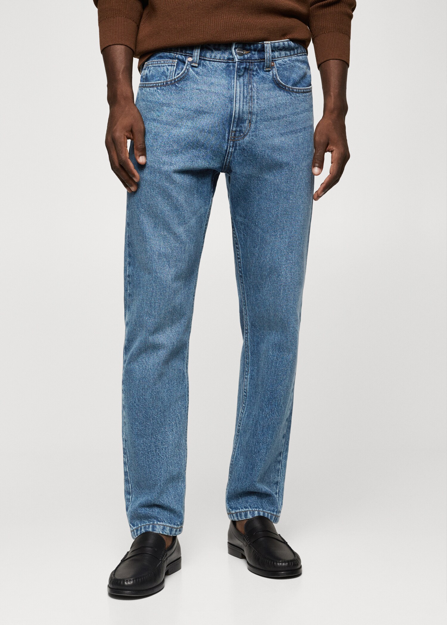 Bob straight-fit jeans - Medium plane