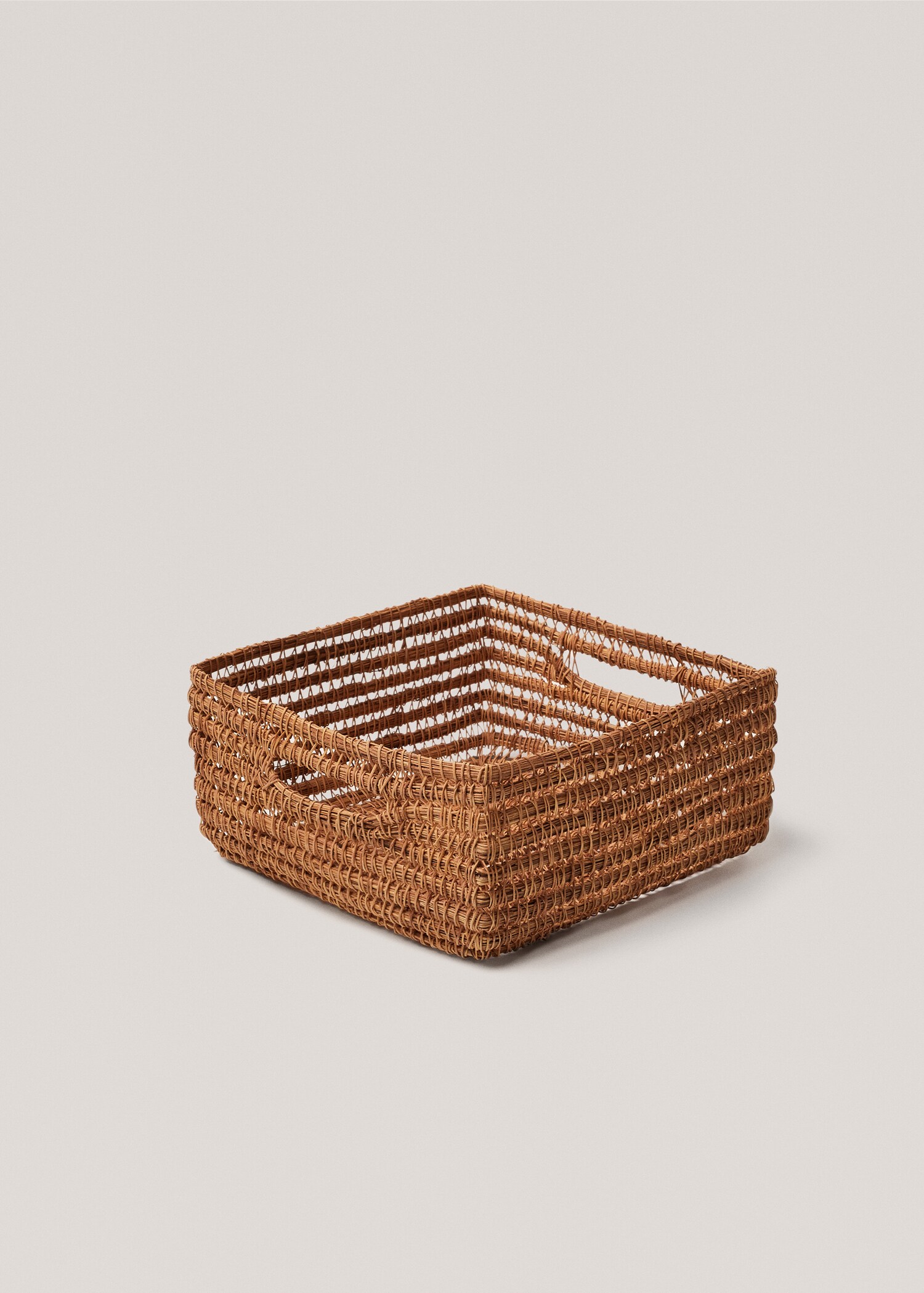 Cesta cuadrada fibras naturales - Detalle del artículo 1