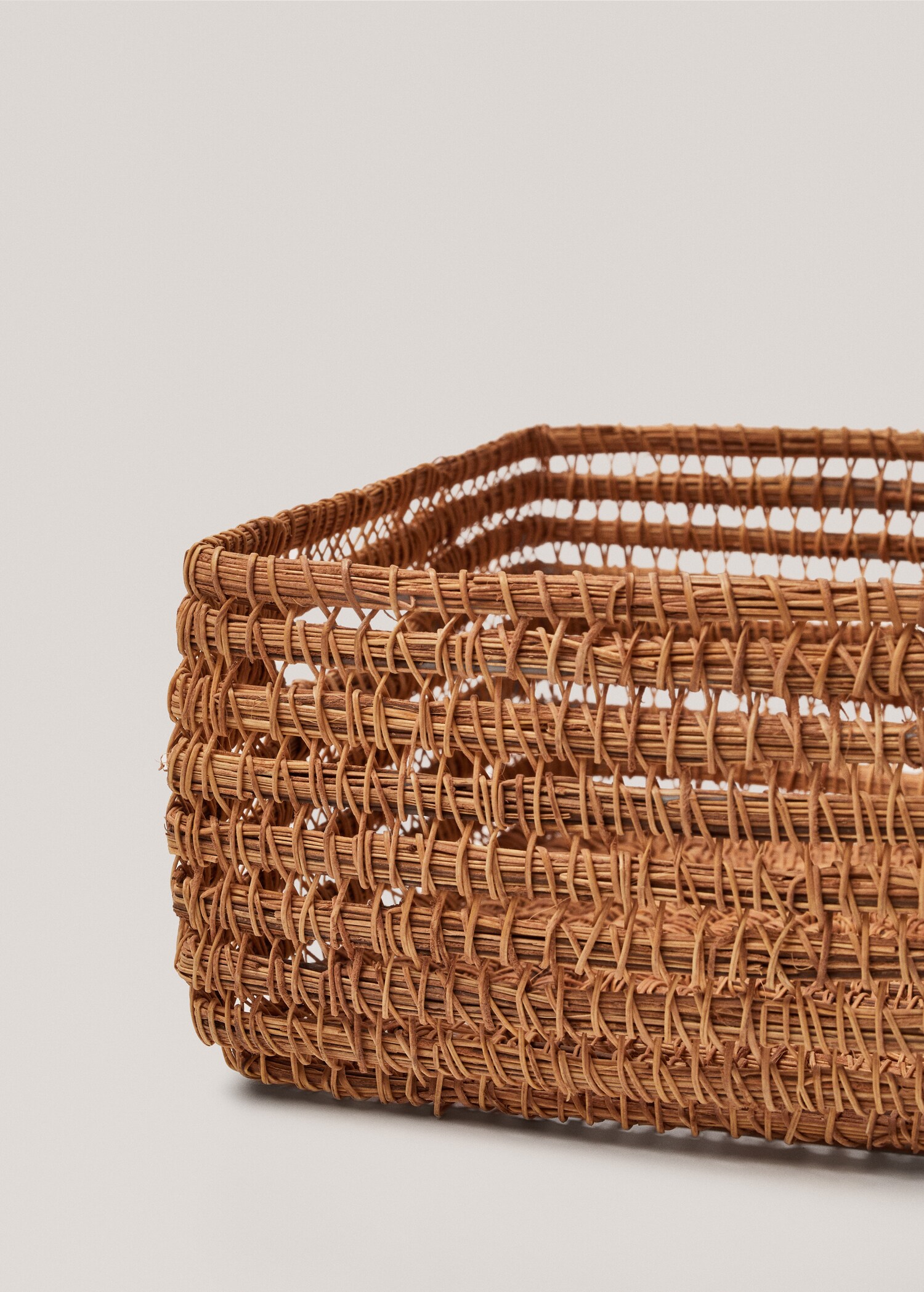 Cesta cuadrada fibras naturales - Detalle del artículo 2