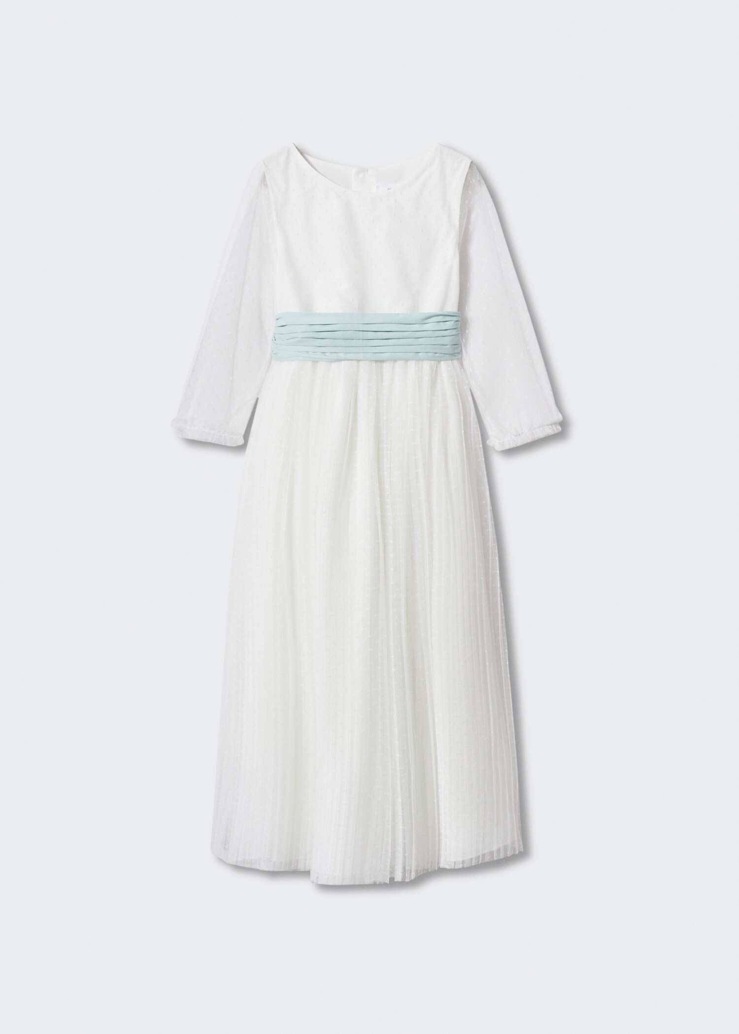 Rochie plumeti cu fundă - Articol fără model