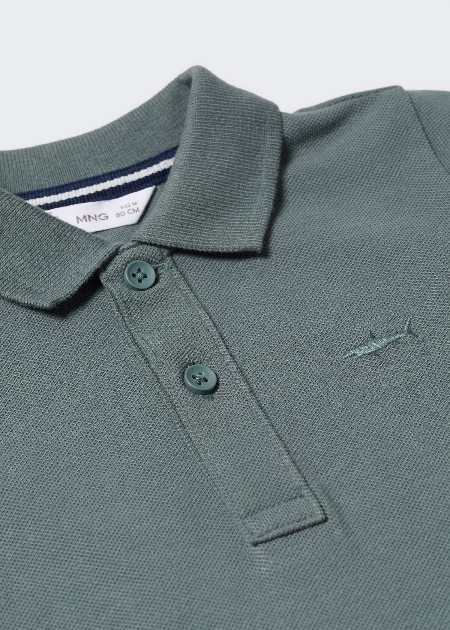 100% cotton polo shirt - Details of the article 0