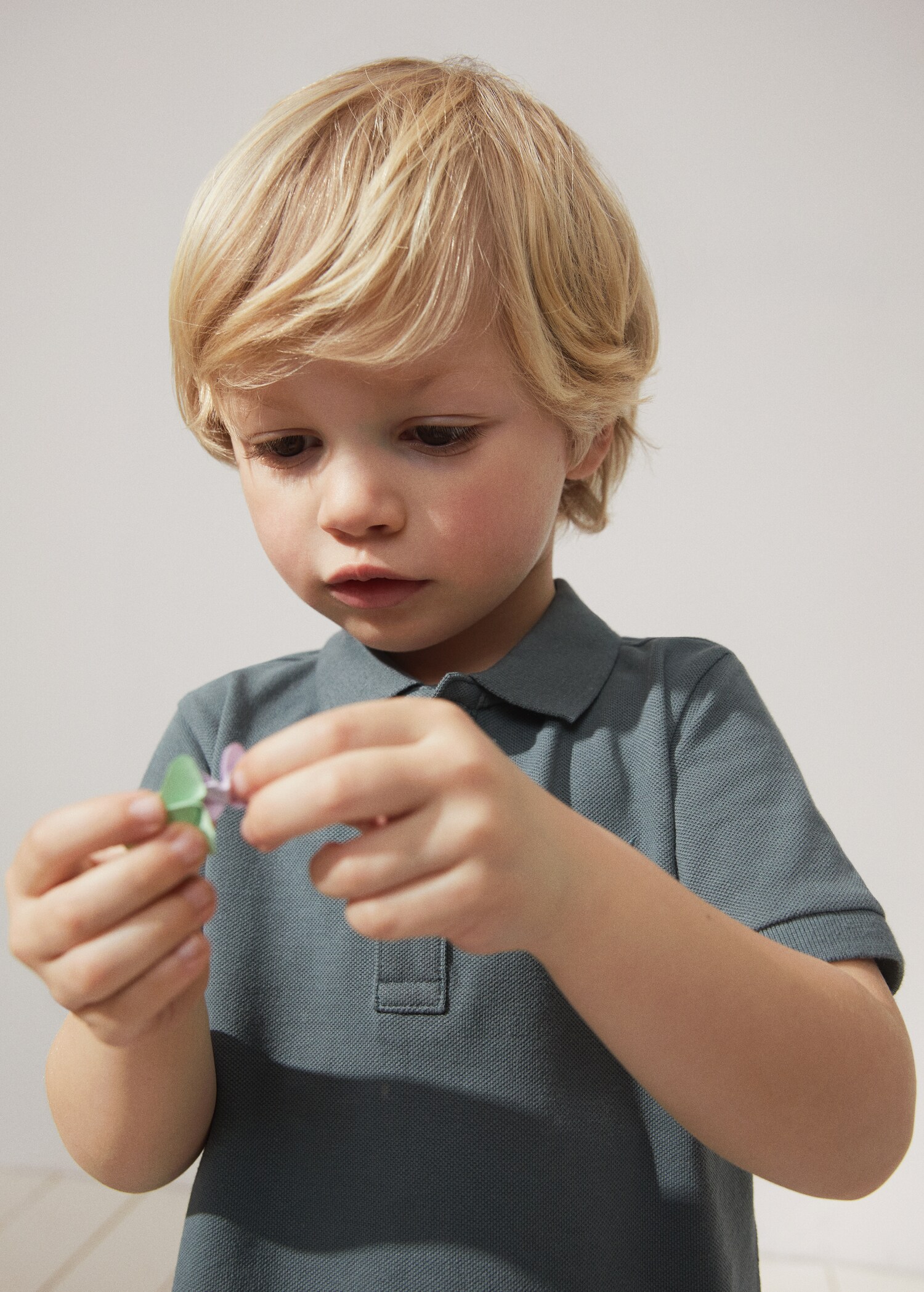 100% cotton polo shirt - Details of the article 5