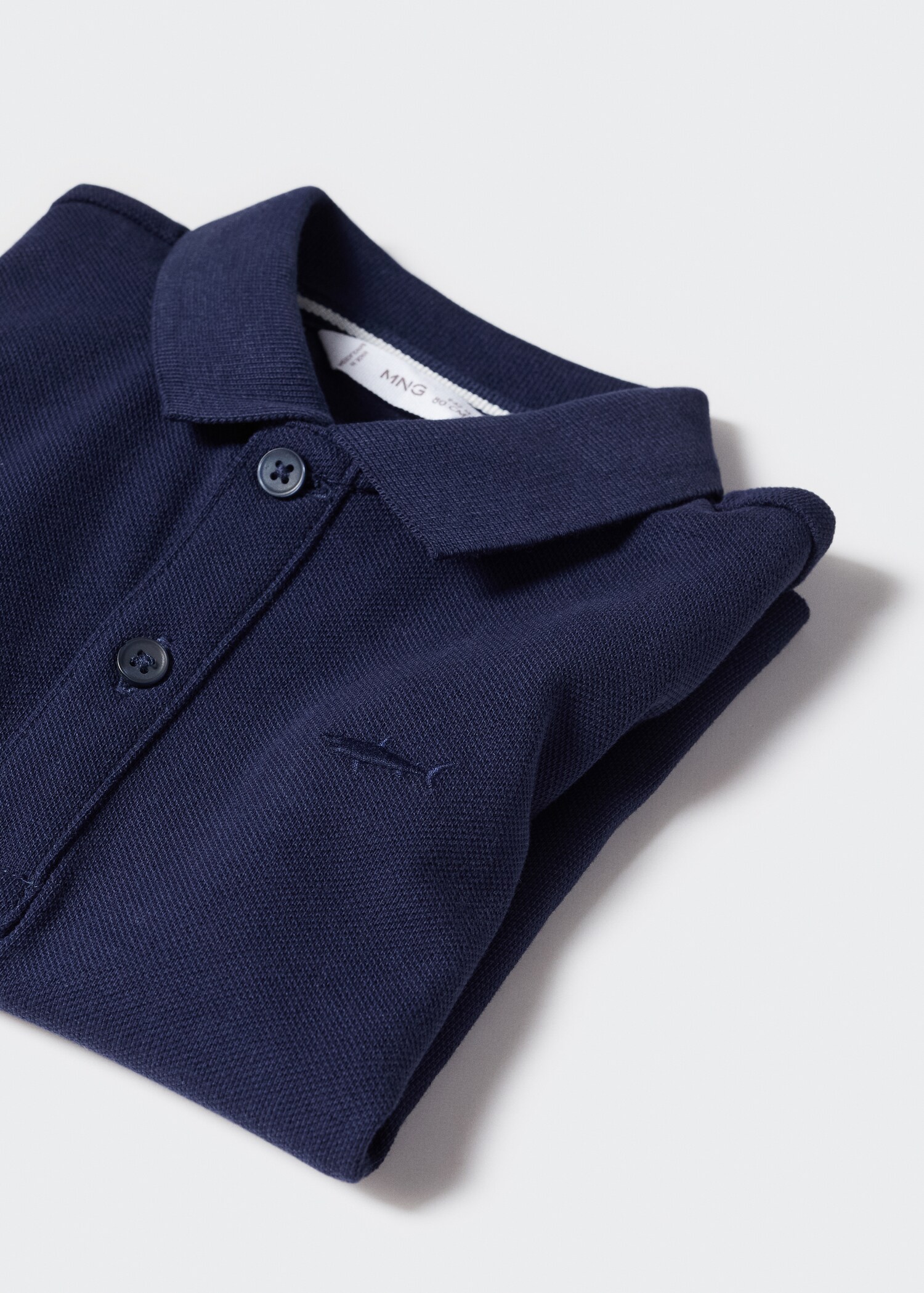 100% cotton polo shirt - Details of the article 0