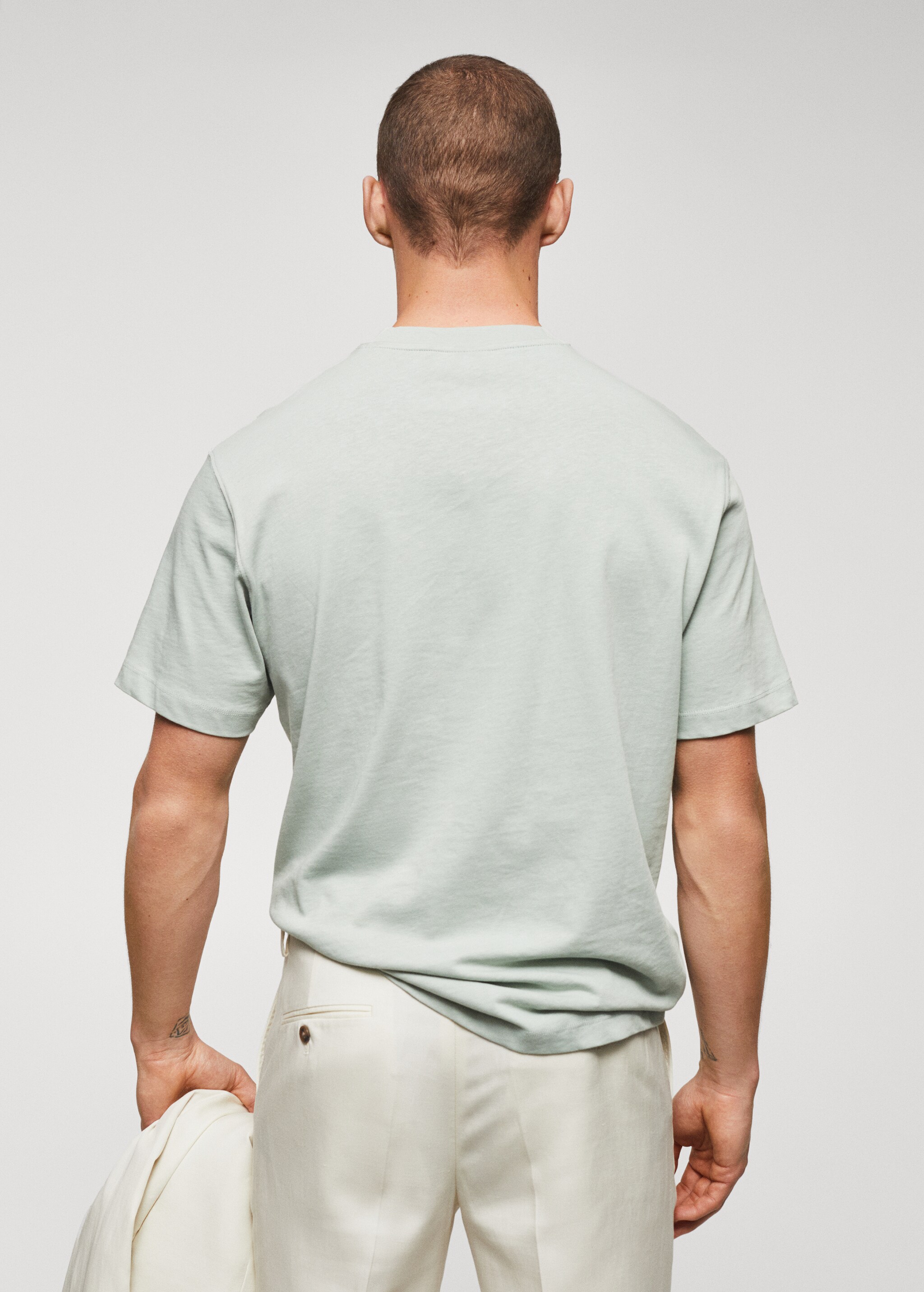 Camiseta algodón relaxed fit - Reverso del artículo