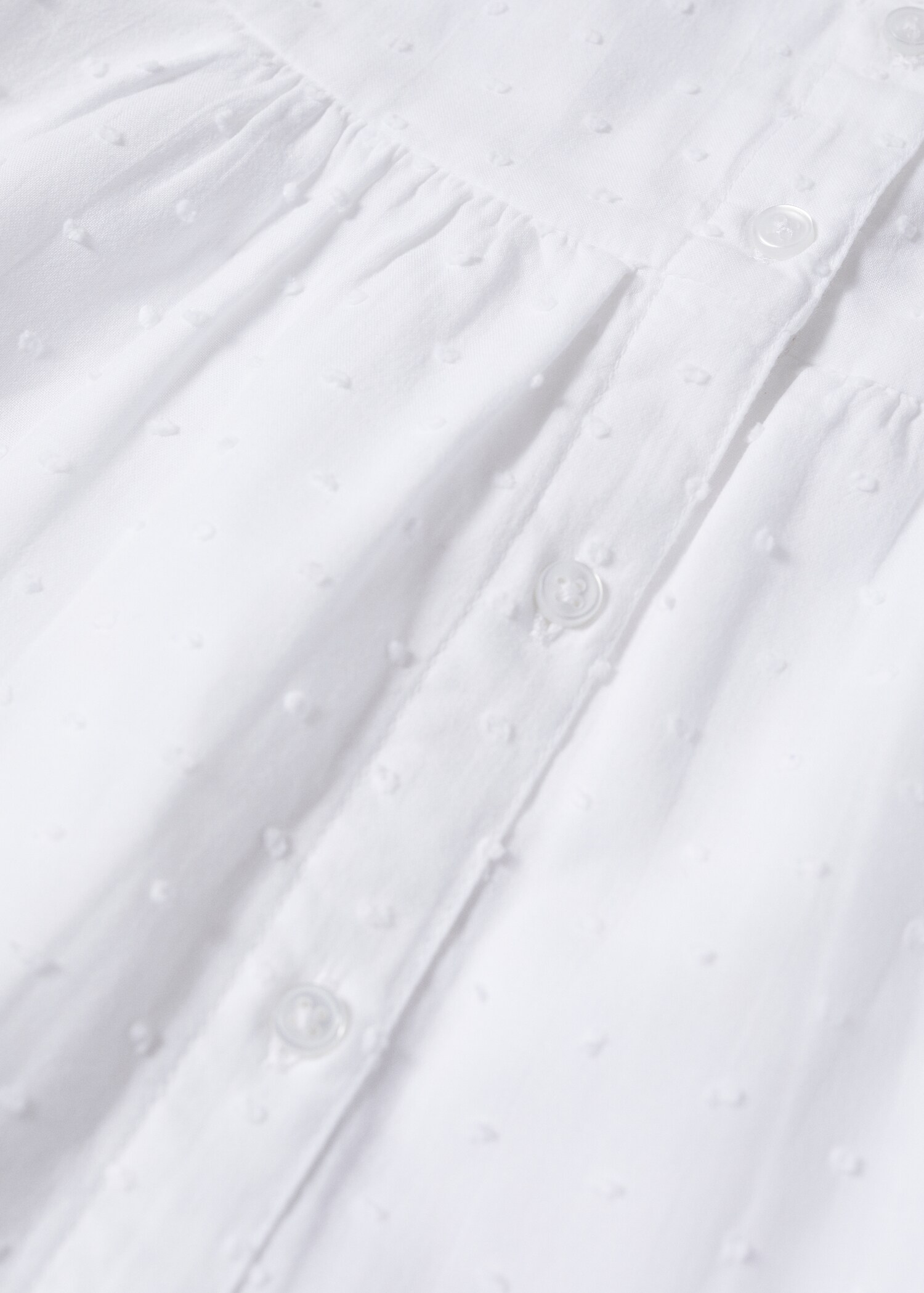 Plumetis katoenen blouse - Detail van het artikel 0