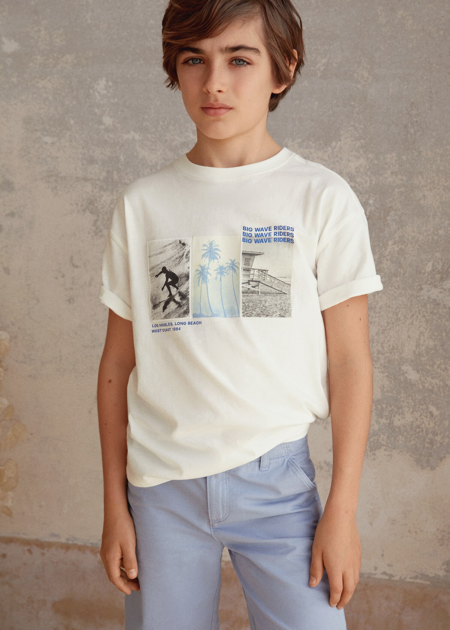 Printed cotton-blend T-shirt - Details of the article 5