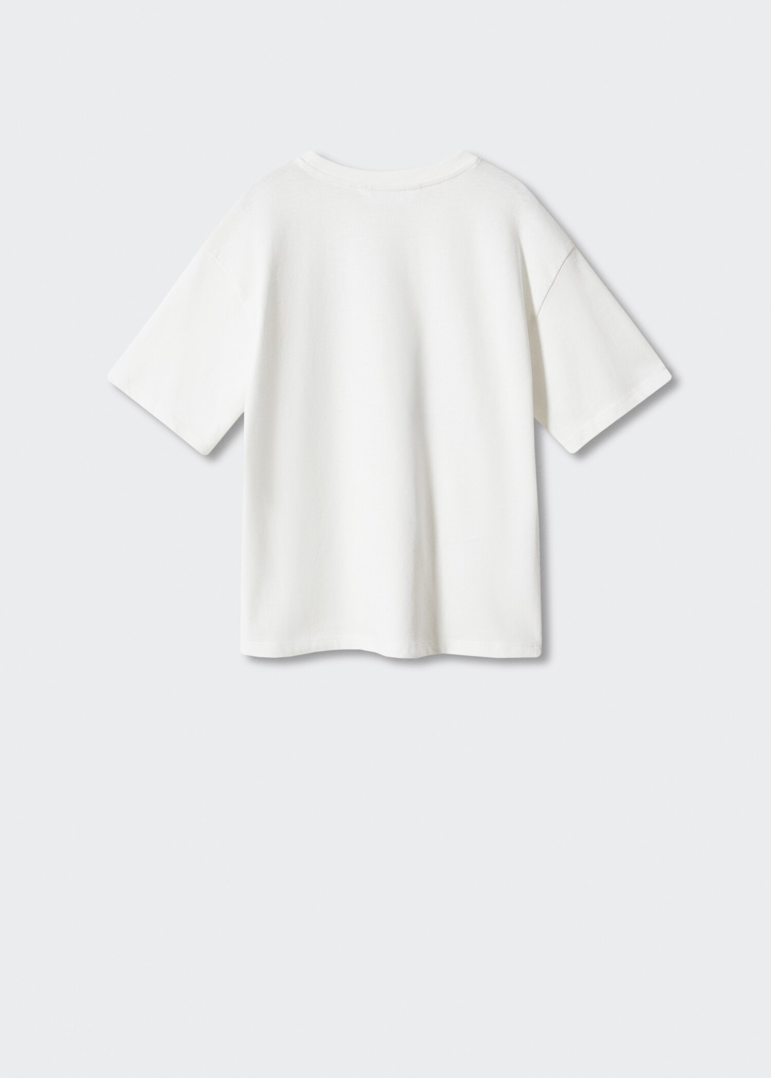 Printed cotton-blend T-shirt - Reverse of the article