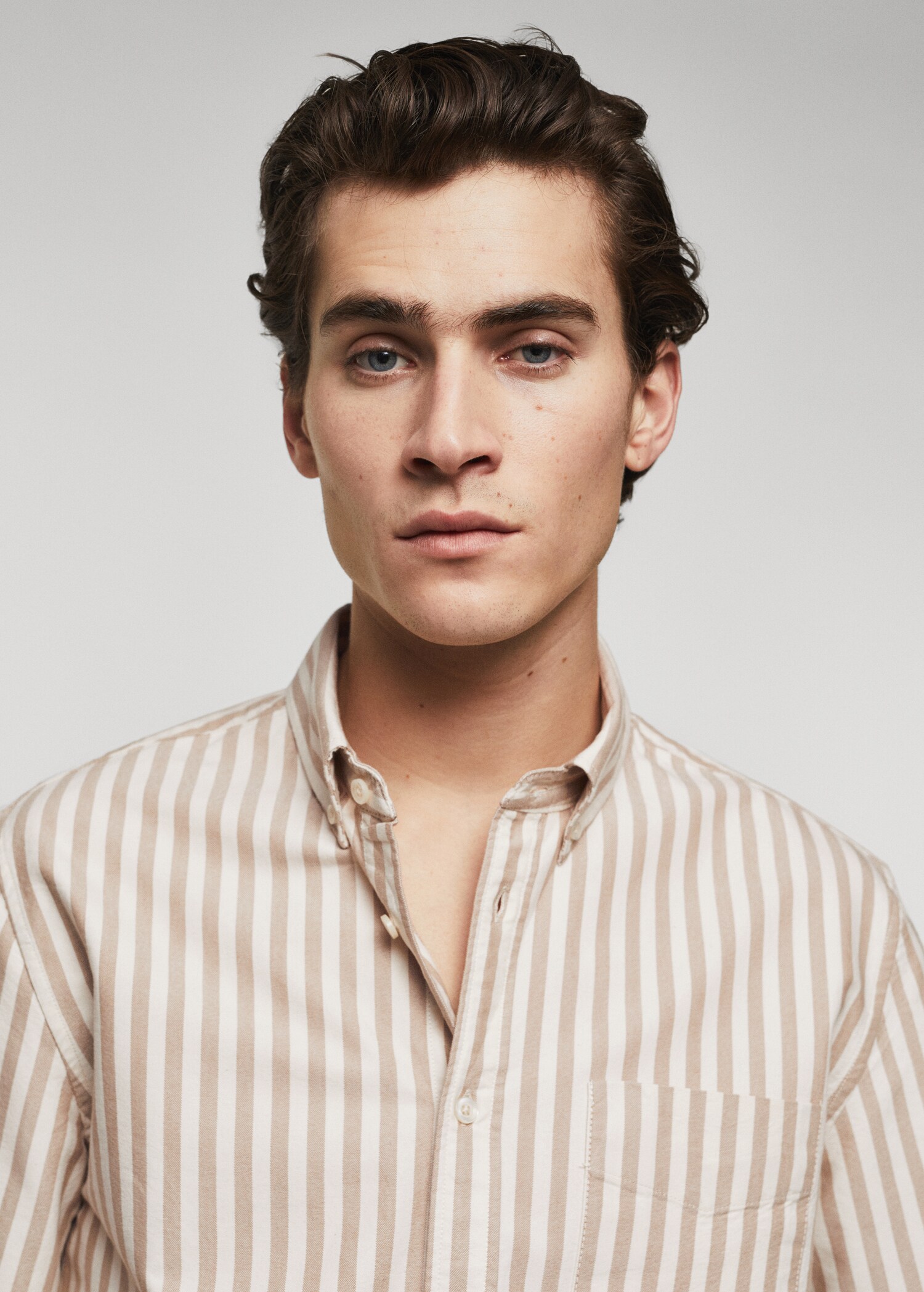 100% cotton striped shirt - Details of the article 1