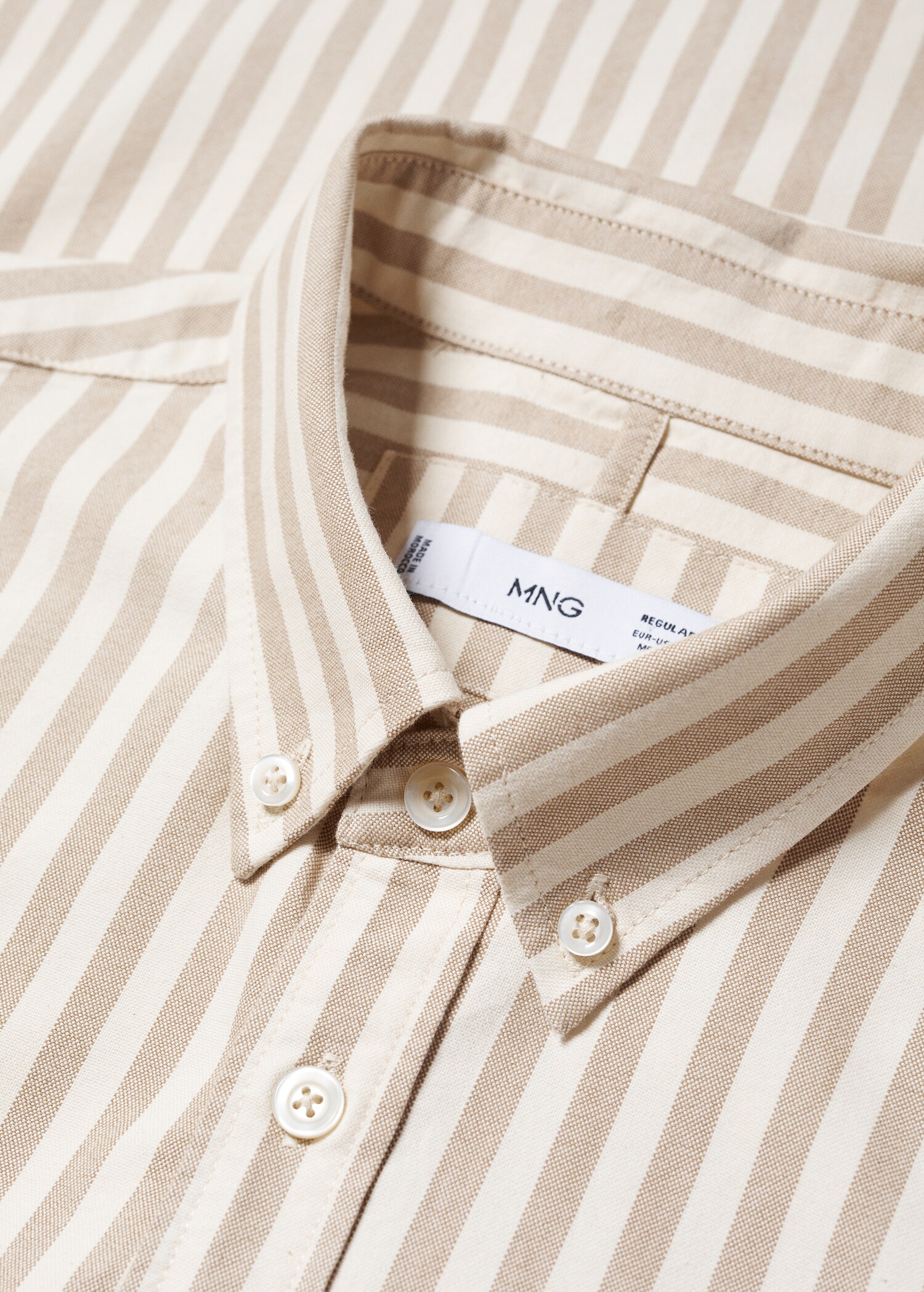100% cotton striped shirt - Details of the article 8