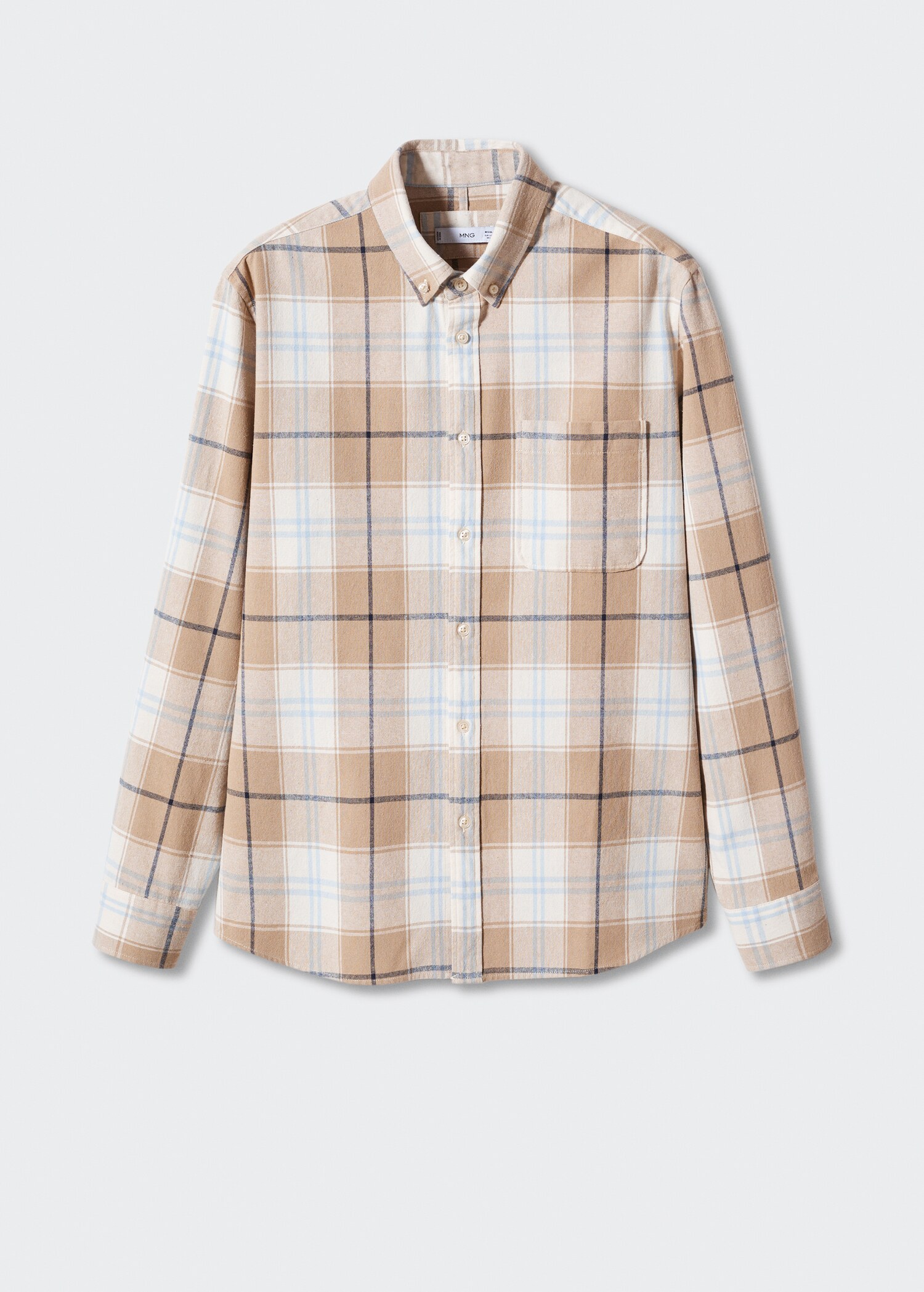 Camisa regular fit cotó quadres - Article sense model