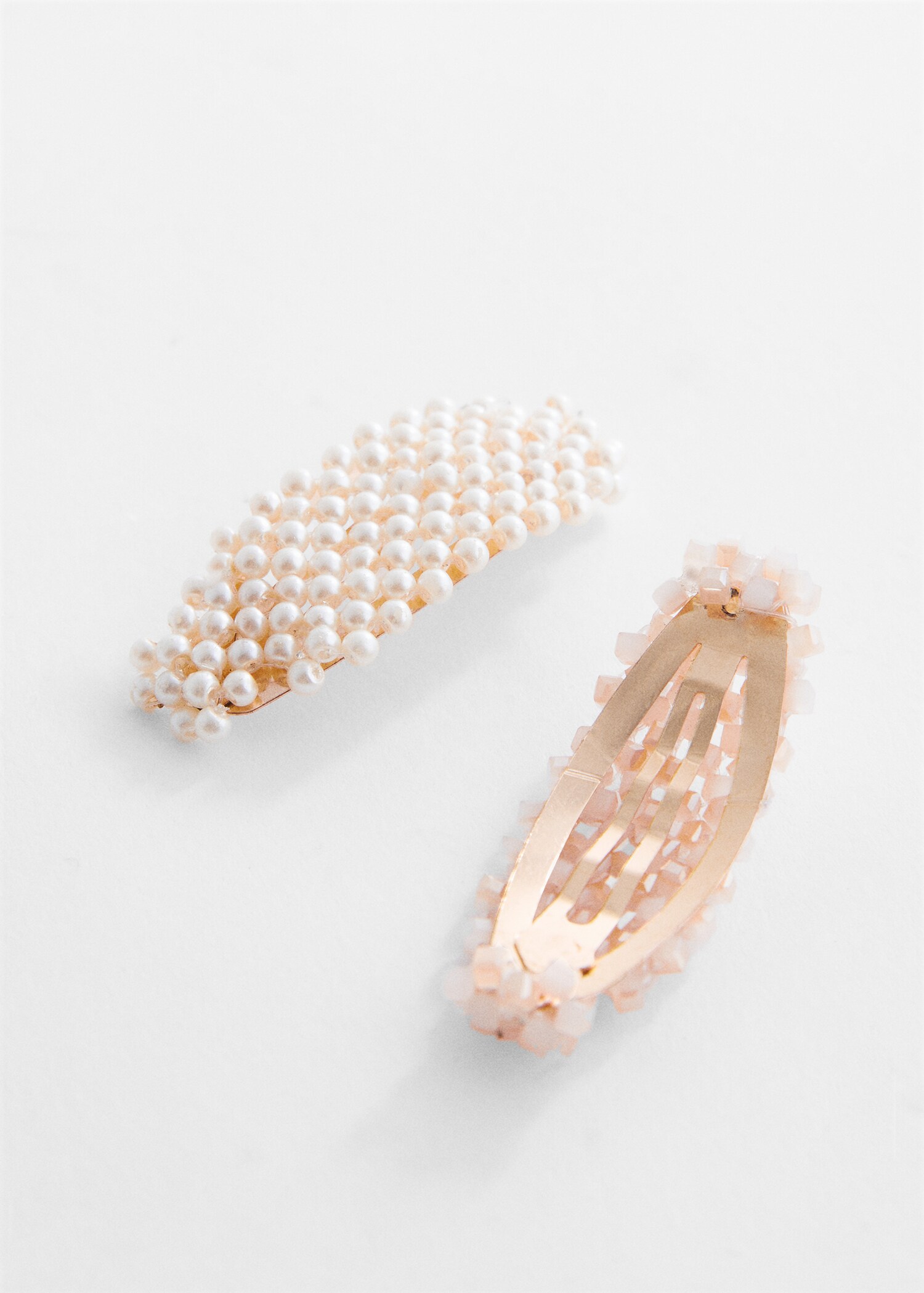 Pack of 2 beaded barrettes - Medium plane