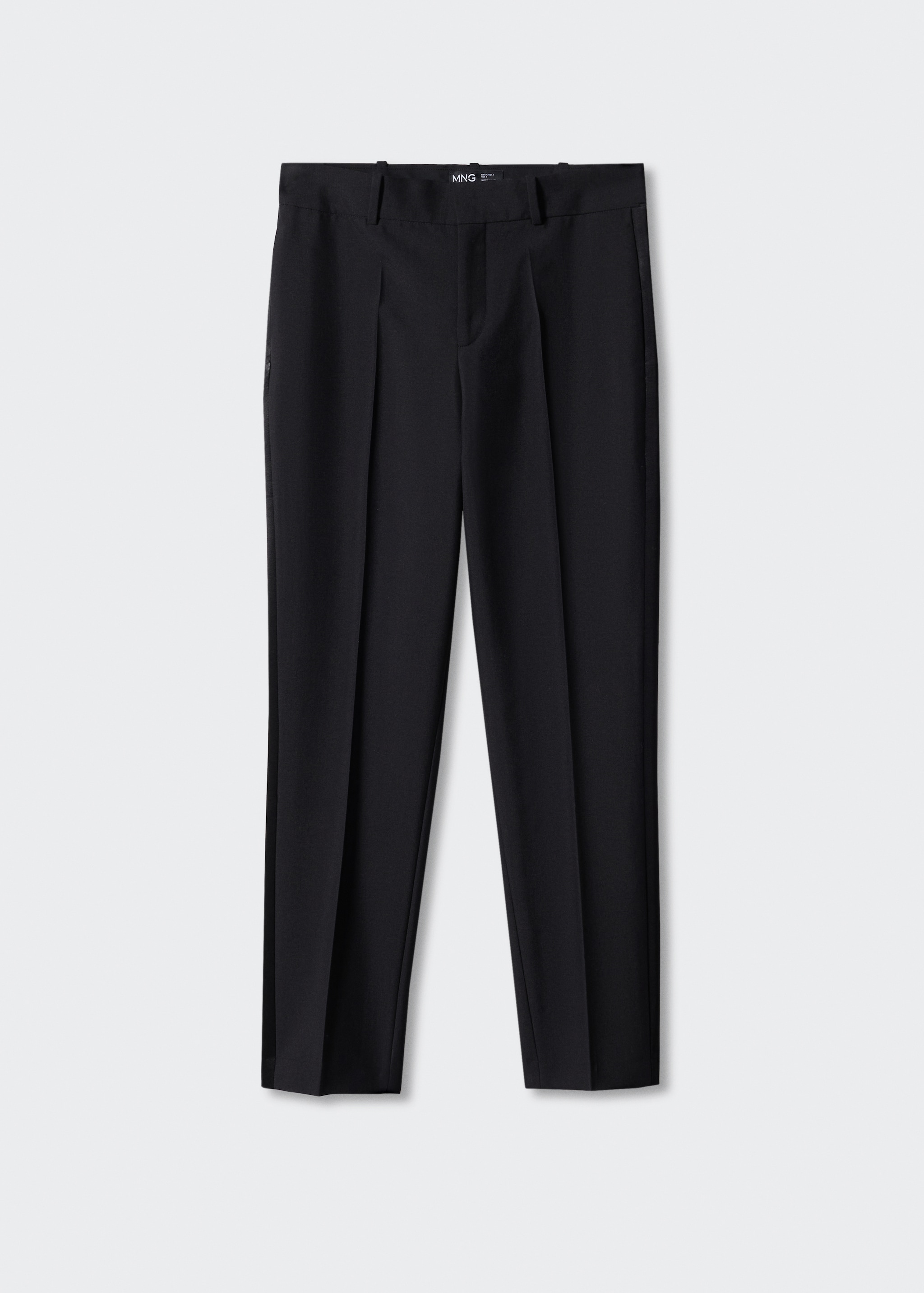 Trousers with satin detail - Article without model