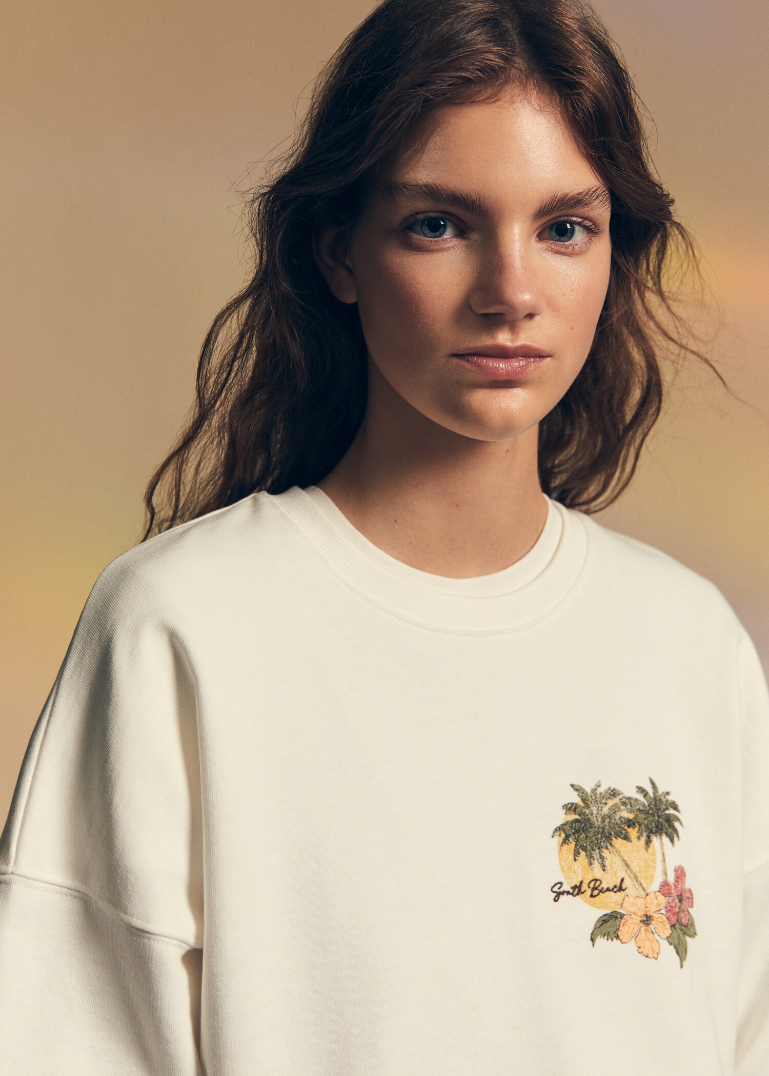 Sweatshirt mit Tropen-Print - Detail des Artikels 5