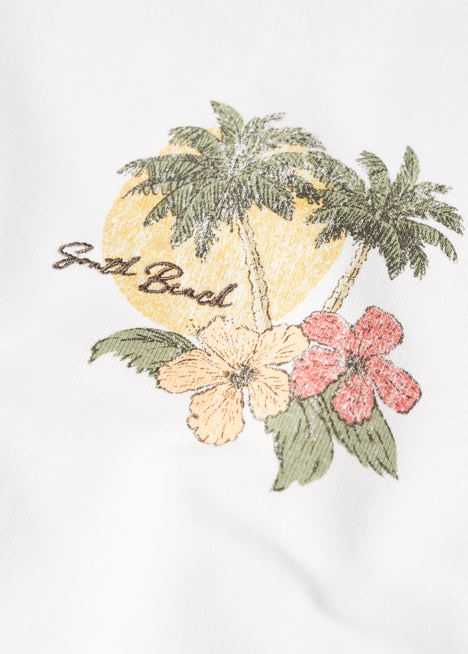 Sweatshirt mit Tropen-Print - Detail des Artikels 8