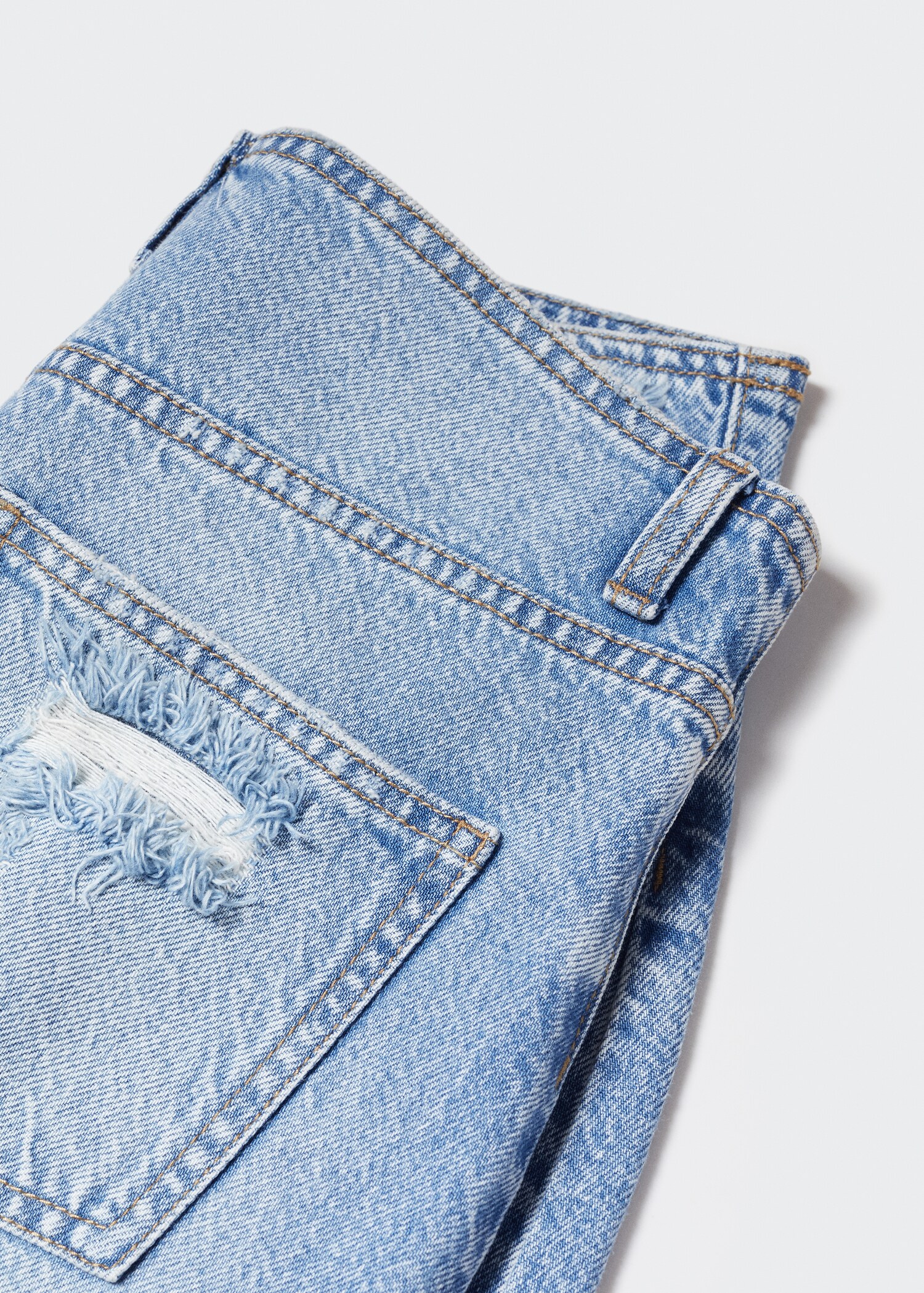 Jeansrock mit ausgefranstem Saum - Detail des Artikels 8