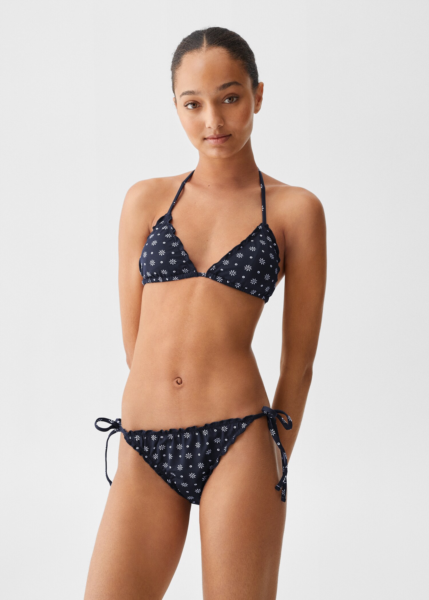 Floral print bikini - Medium plane