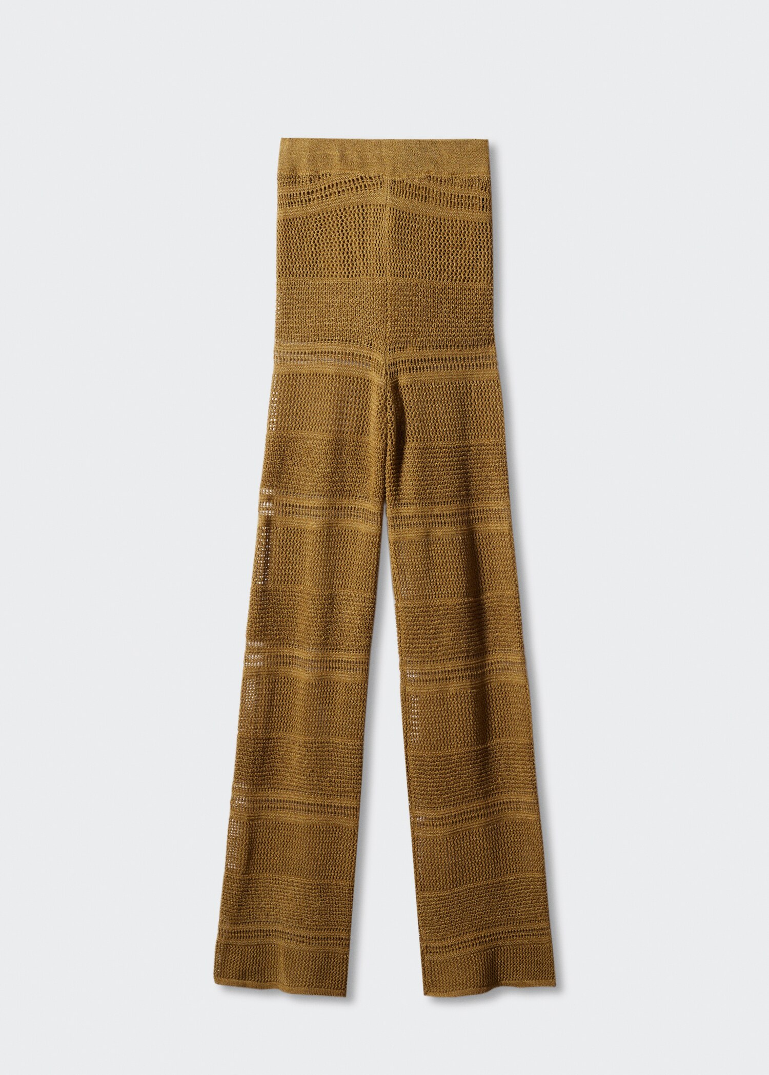 Openwork knit trousers - Article without model