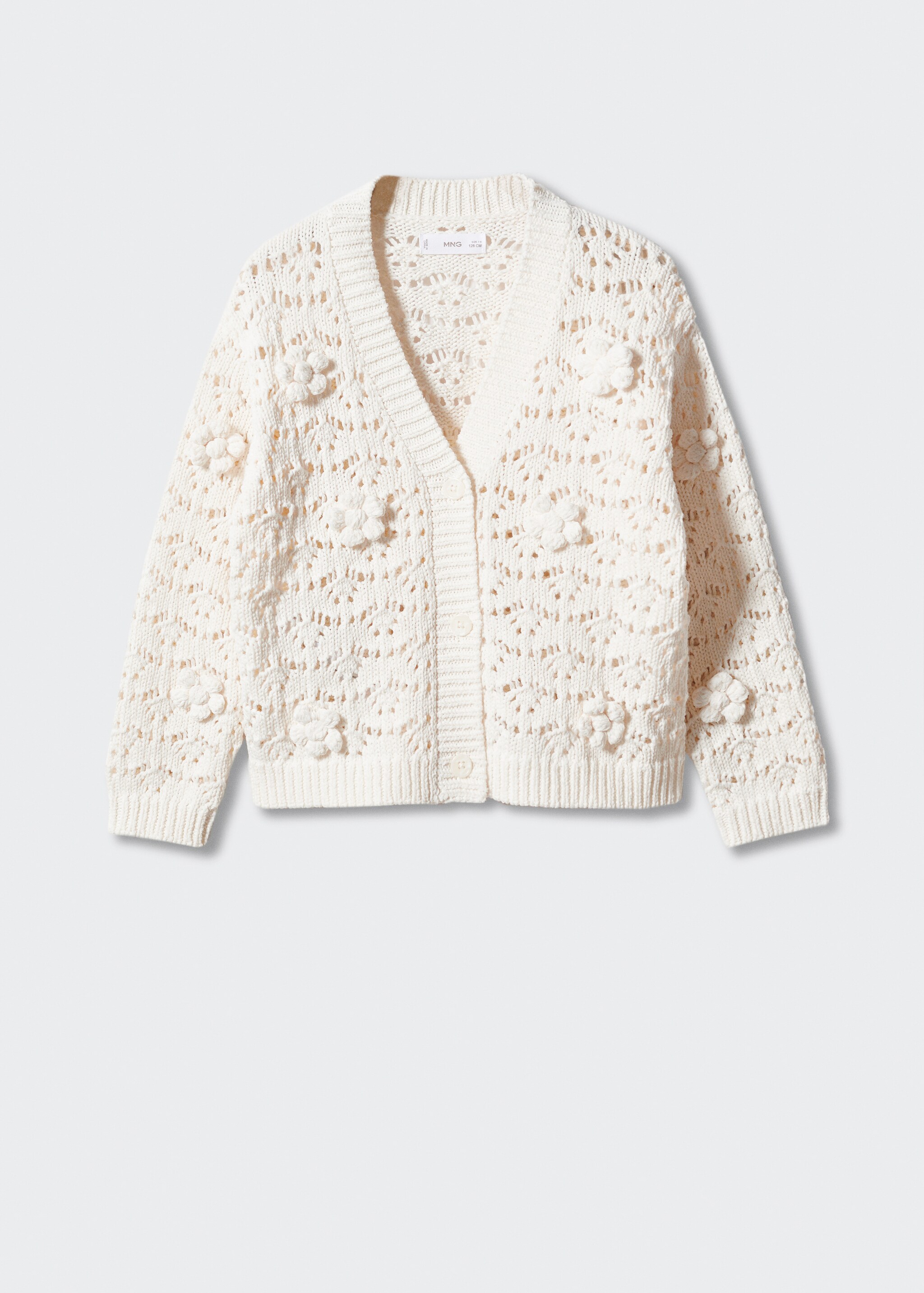 Openwork knit cardigan - Article without model