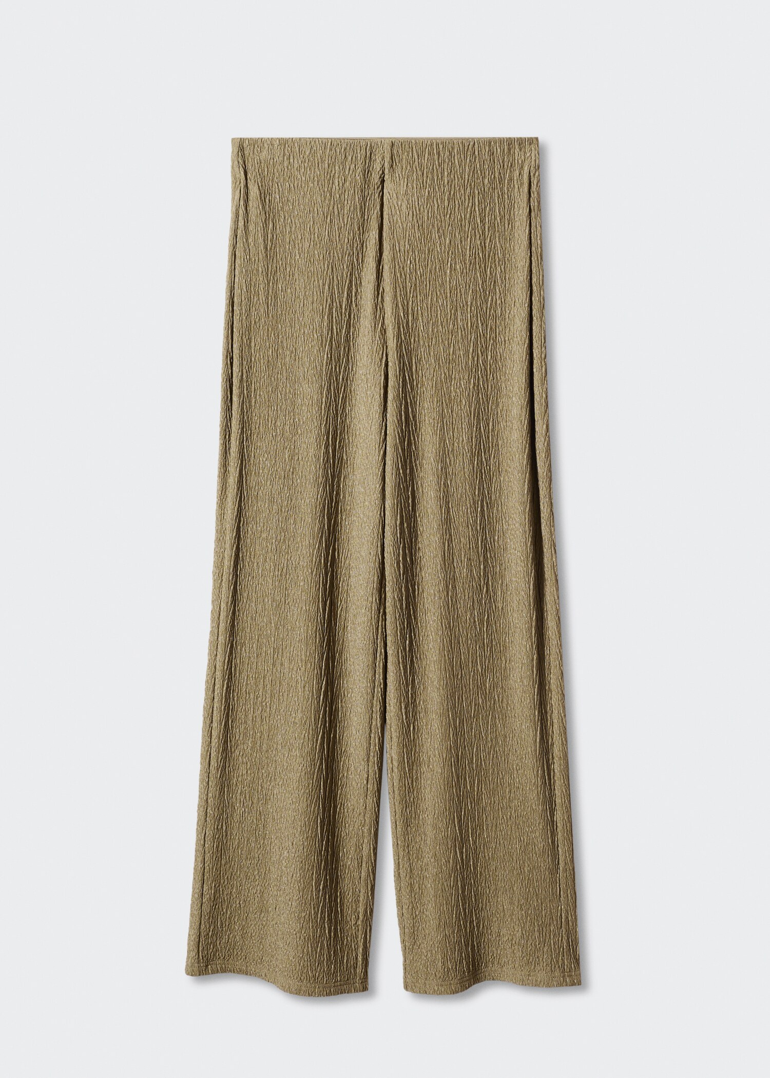 Textured palazzo trousers - Article without model