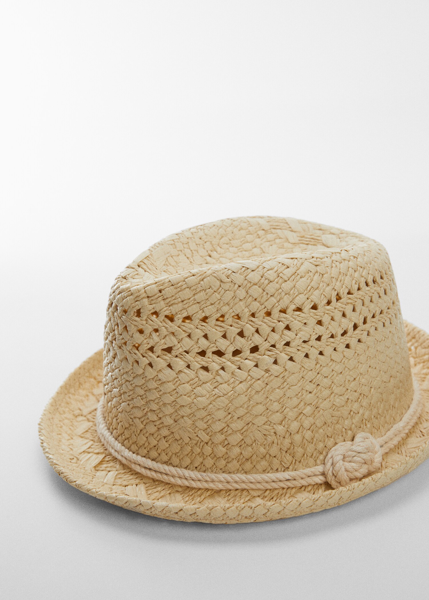 Shells straw hat - Medium plane