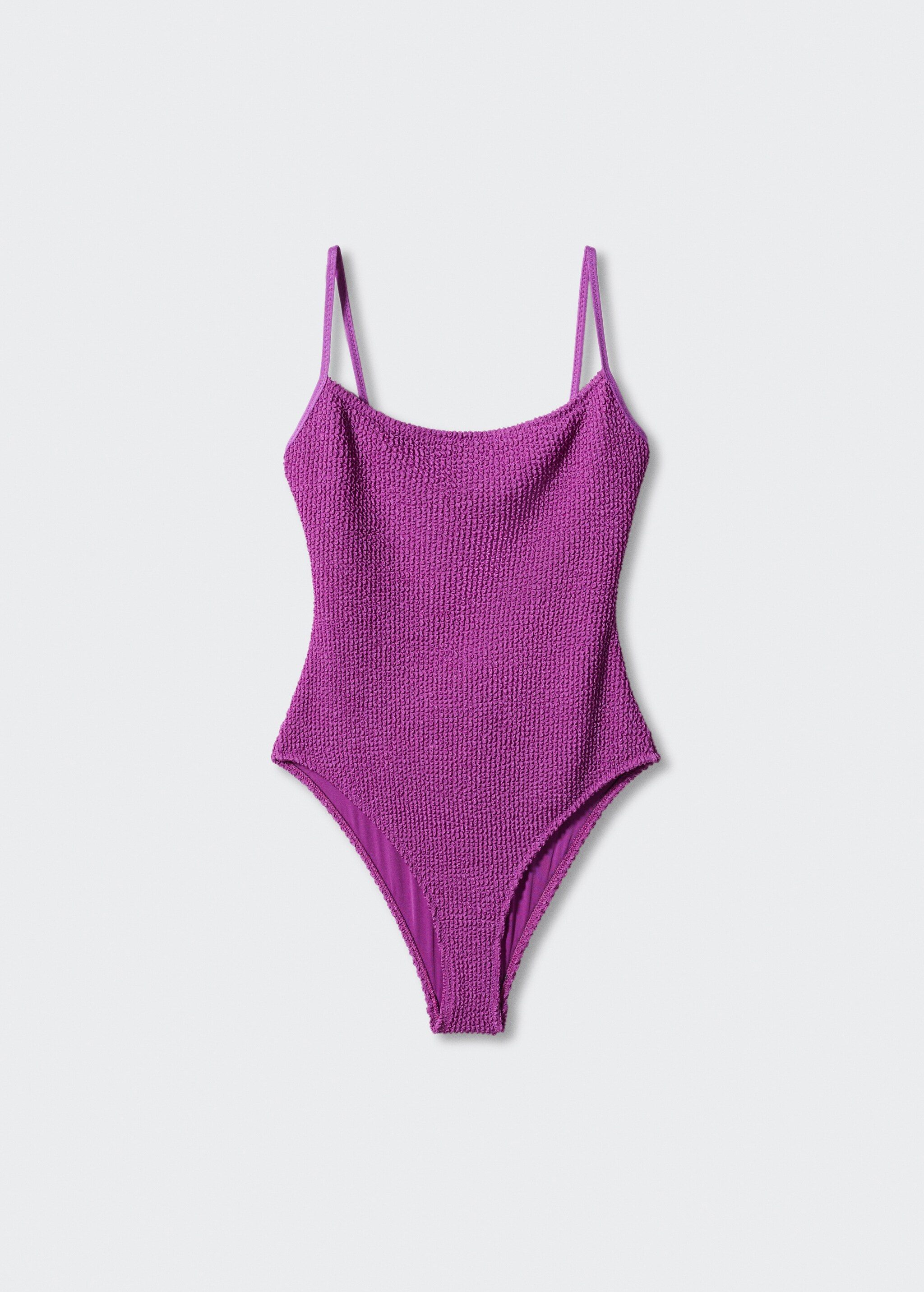 Textured swimsuit - Article without model