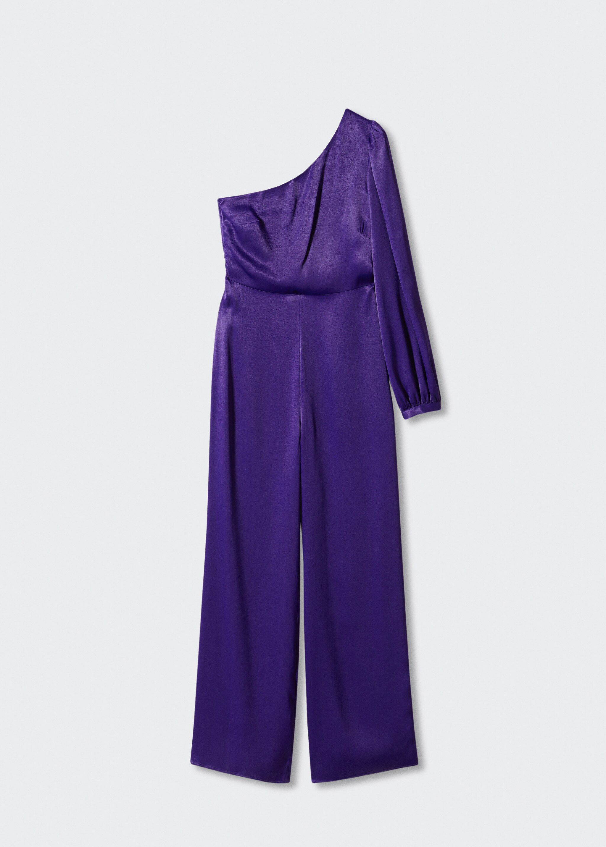 Asymmetrical satin jumpsuit  - Article without model