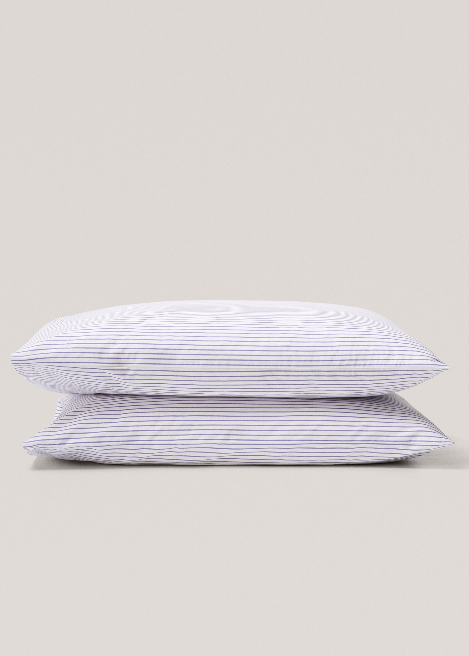 Striped print pillow case 50x75cm (2 pack) - Details of the article 1