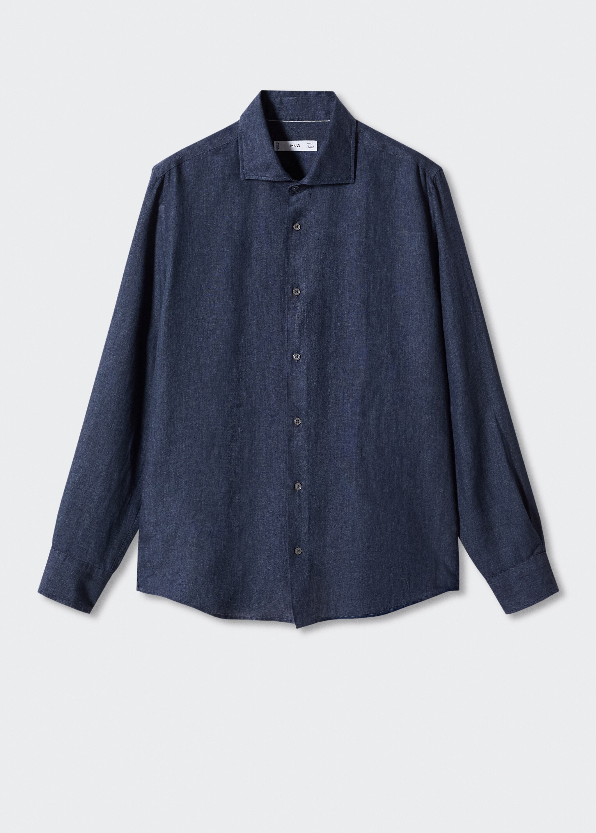 100% linen regular-fit shirt - Article without model