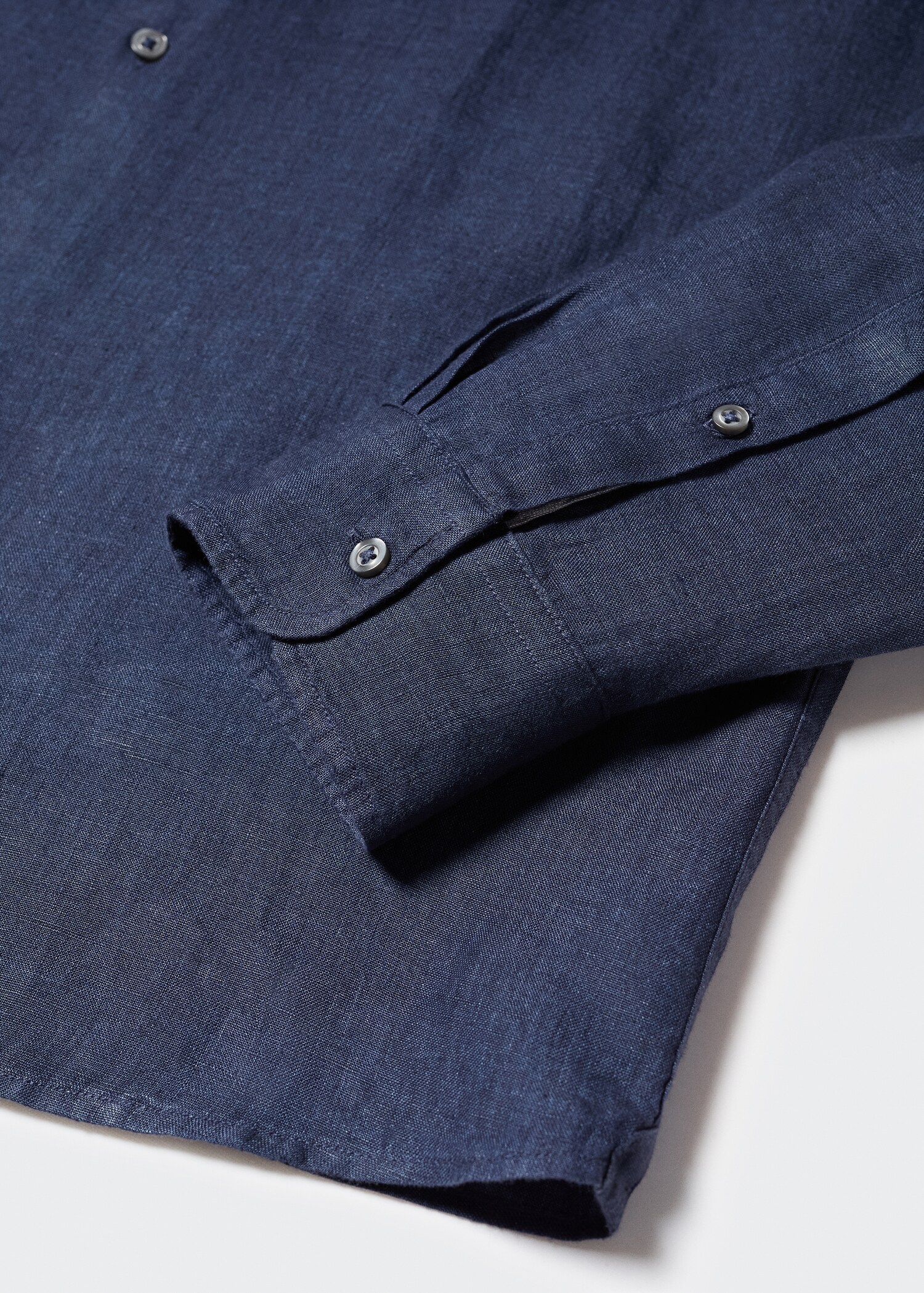100% linen regular-fit shirt - Details of the article 8