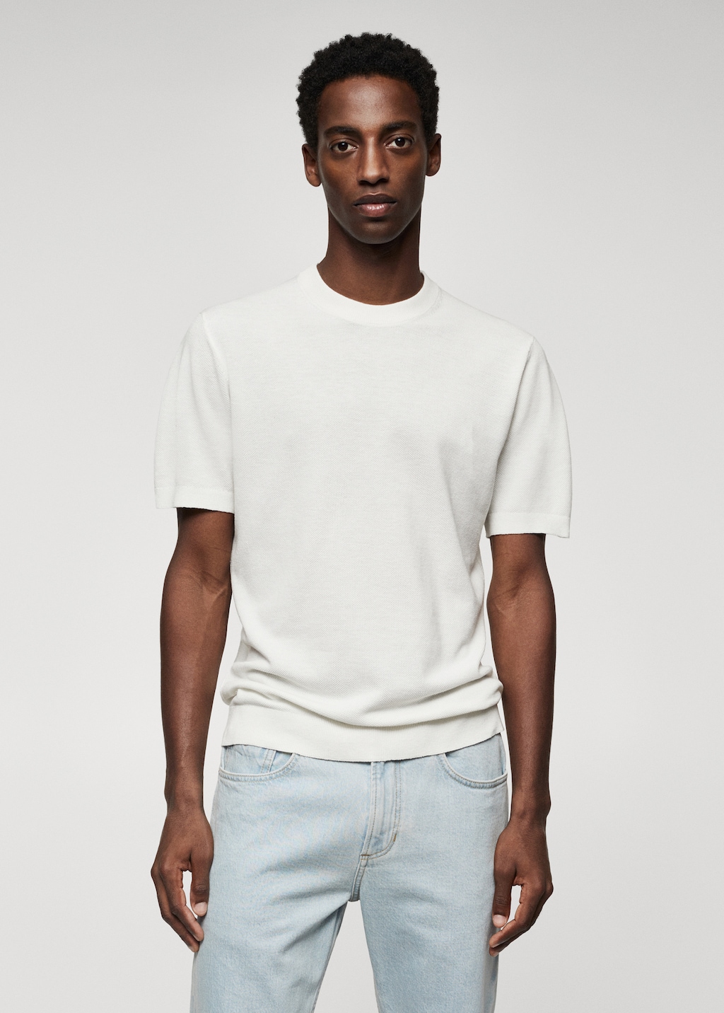 Camiseta punto hombre deals