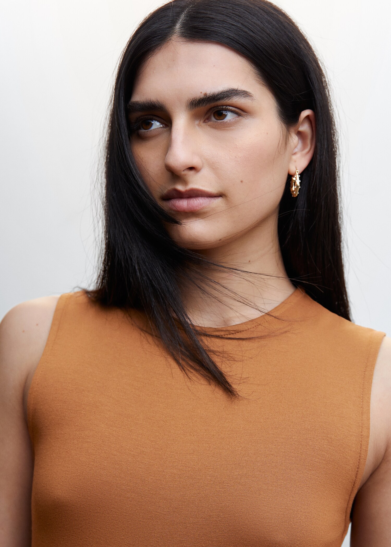 Dress with gathered waist - Details of the article 1