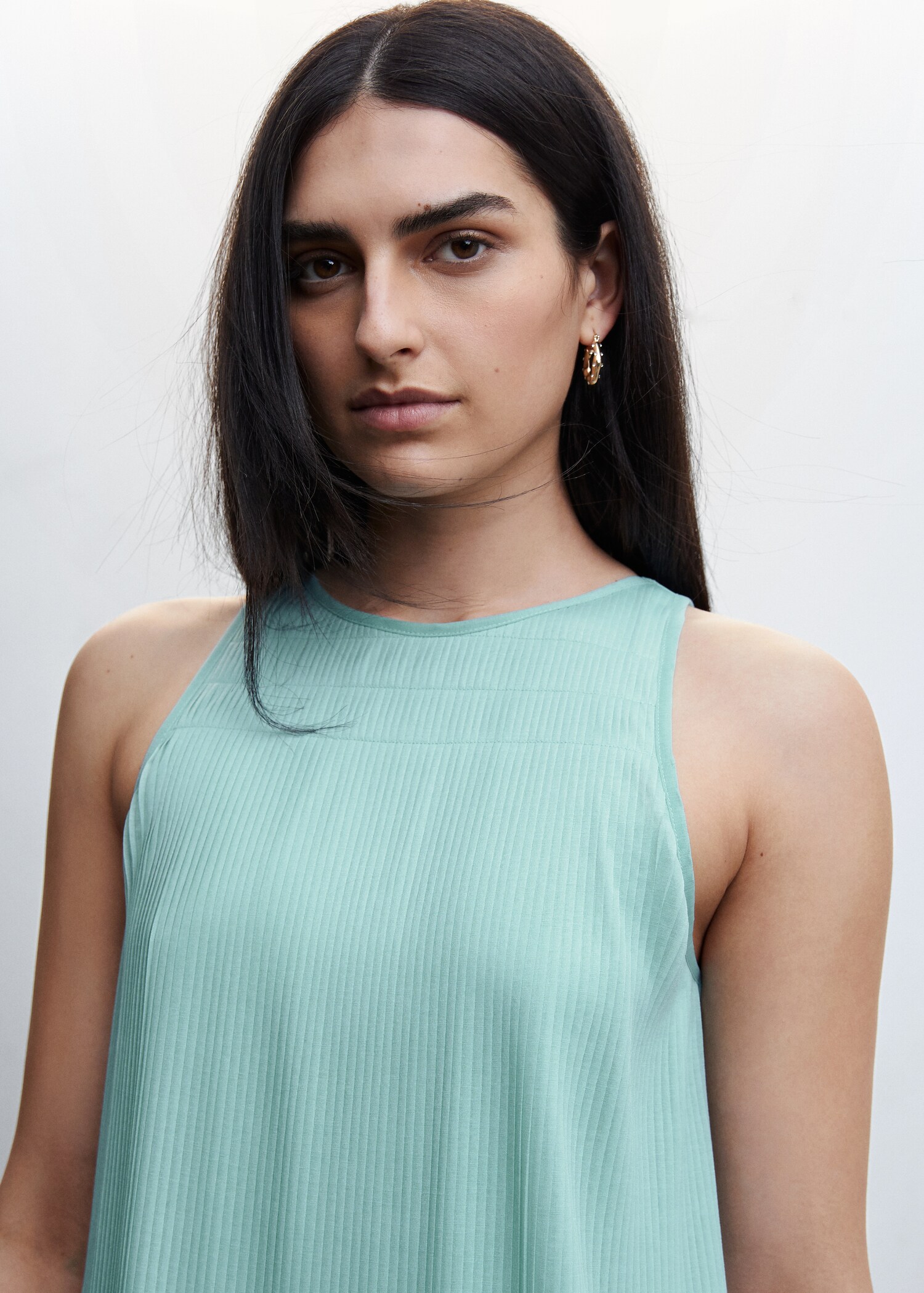 Textured shift dress - Details of the article 1