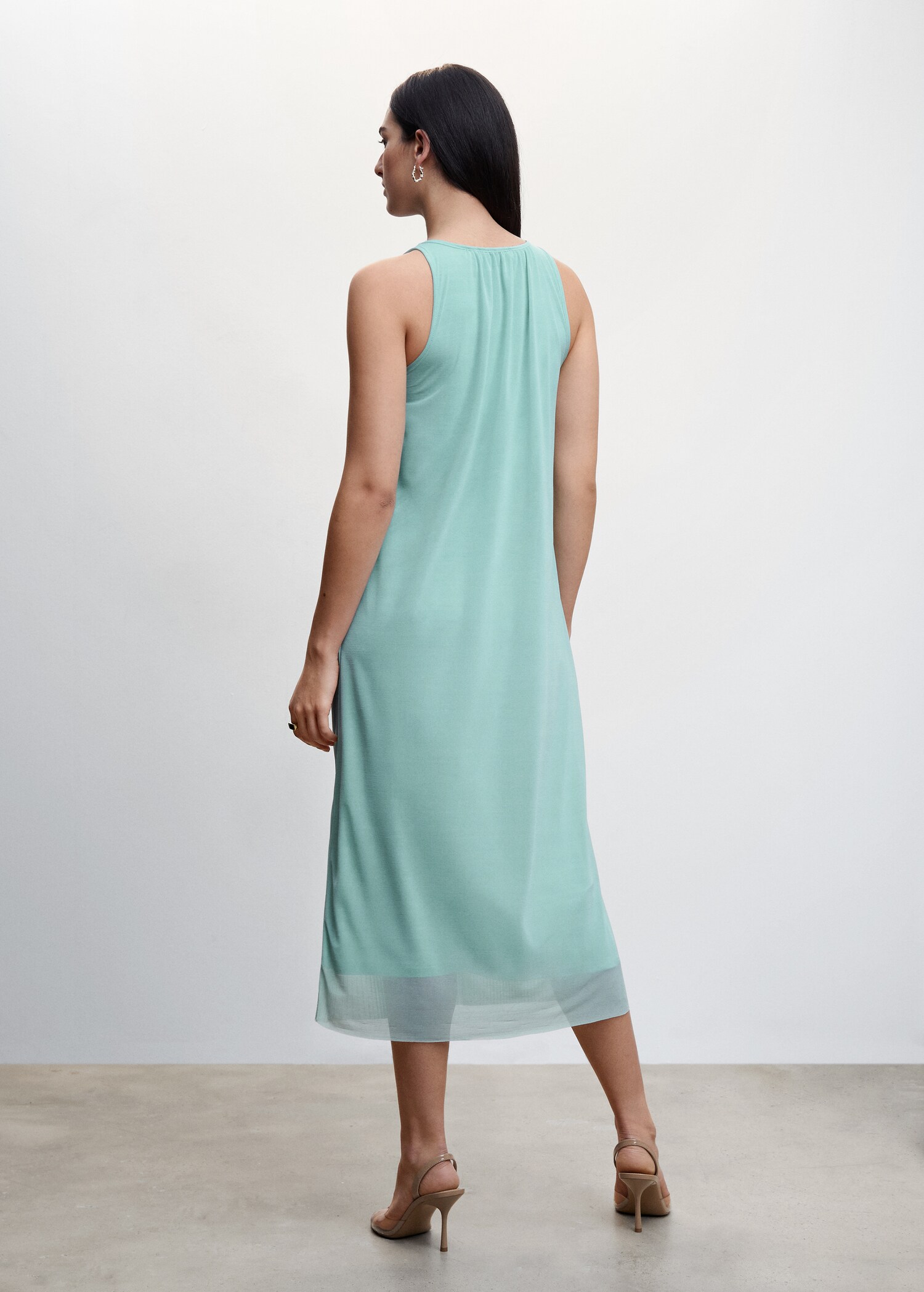 Textured shift dress - Reverse of the article