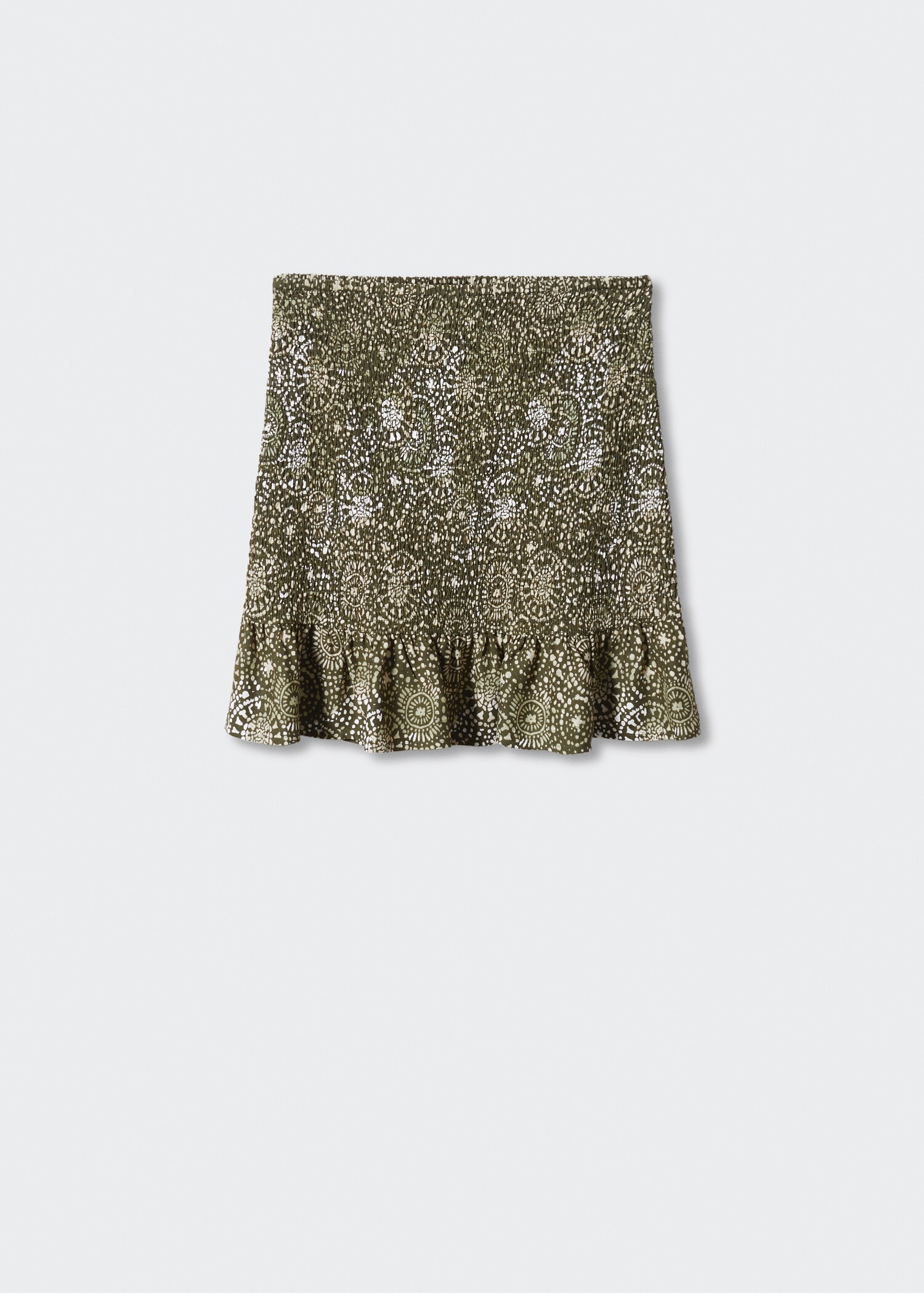 Geometric print miniskirt - Article without model