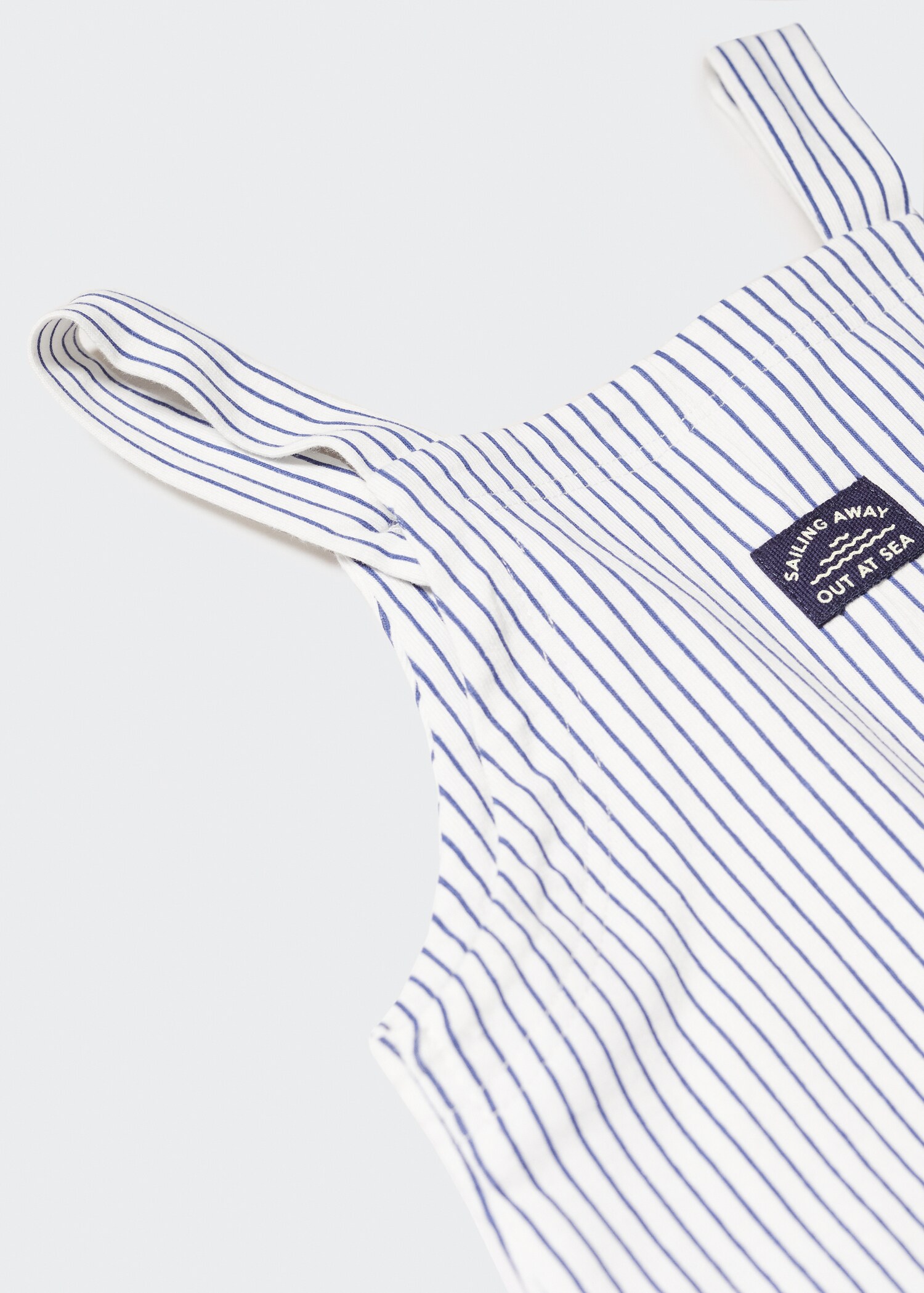 Gestreifter Baumwoll-Jumpsuit - Detail des Artikels 0
