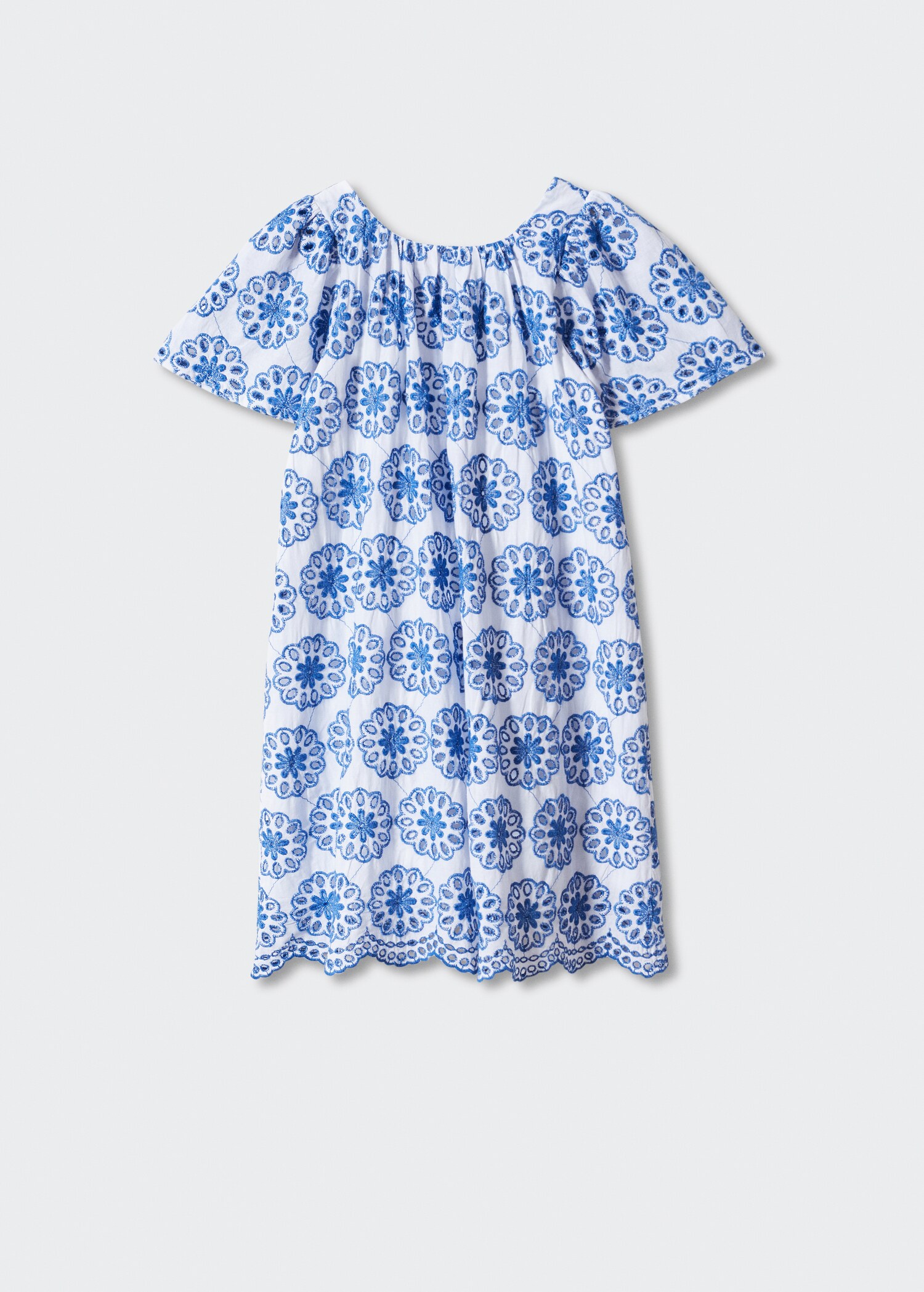 Vestit brodat floral - Article sense model