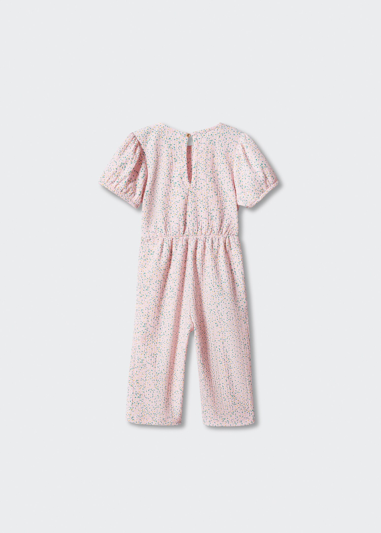 Long printed jumpsuit - Reverse of the article