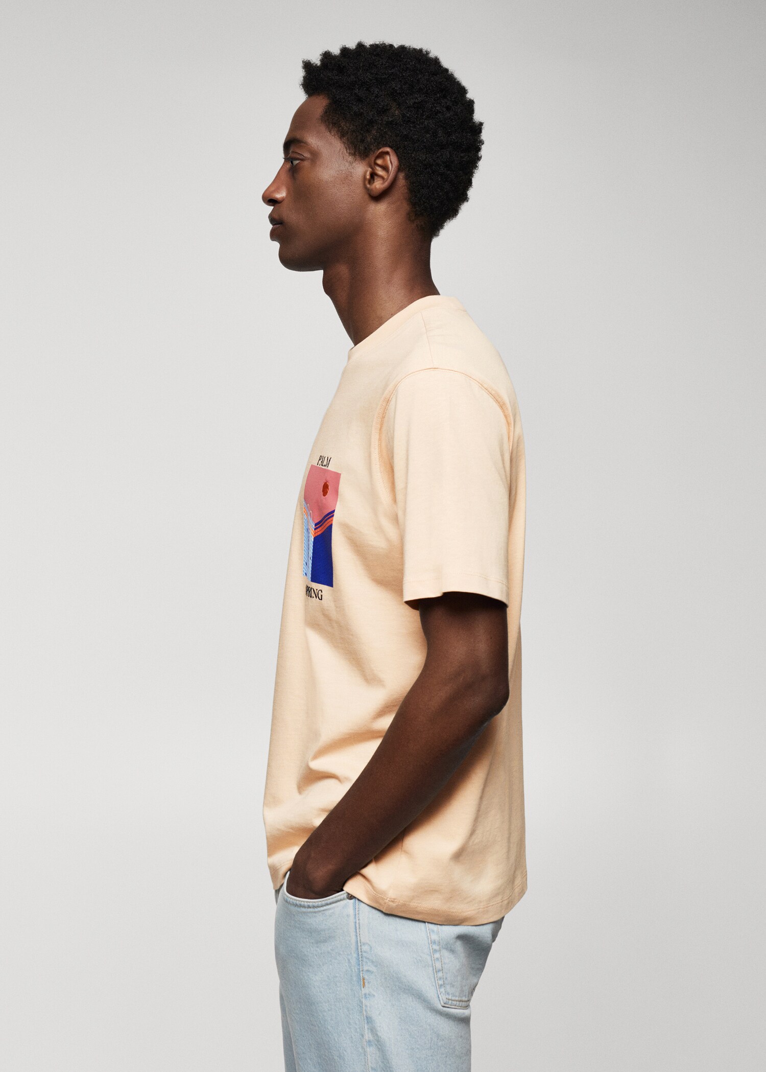 100% cotton printed t-shirt - Details of the article 4