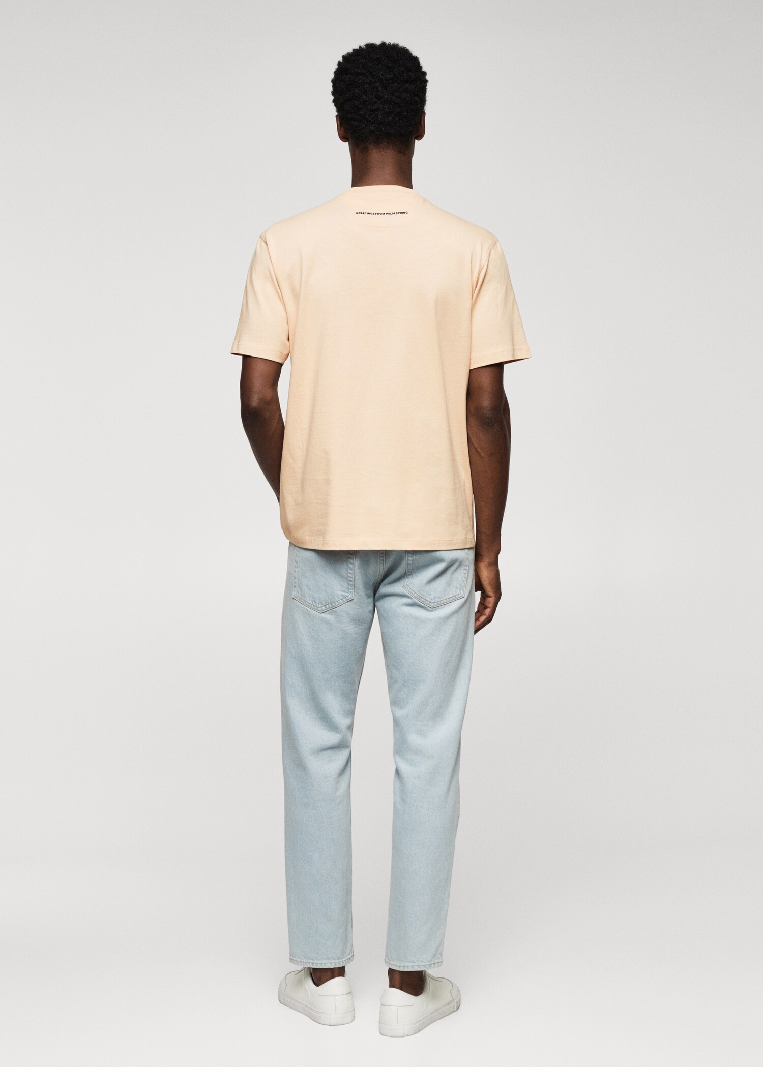 100% cotton printed t-shirt - Reverse of the article