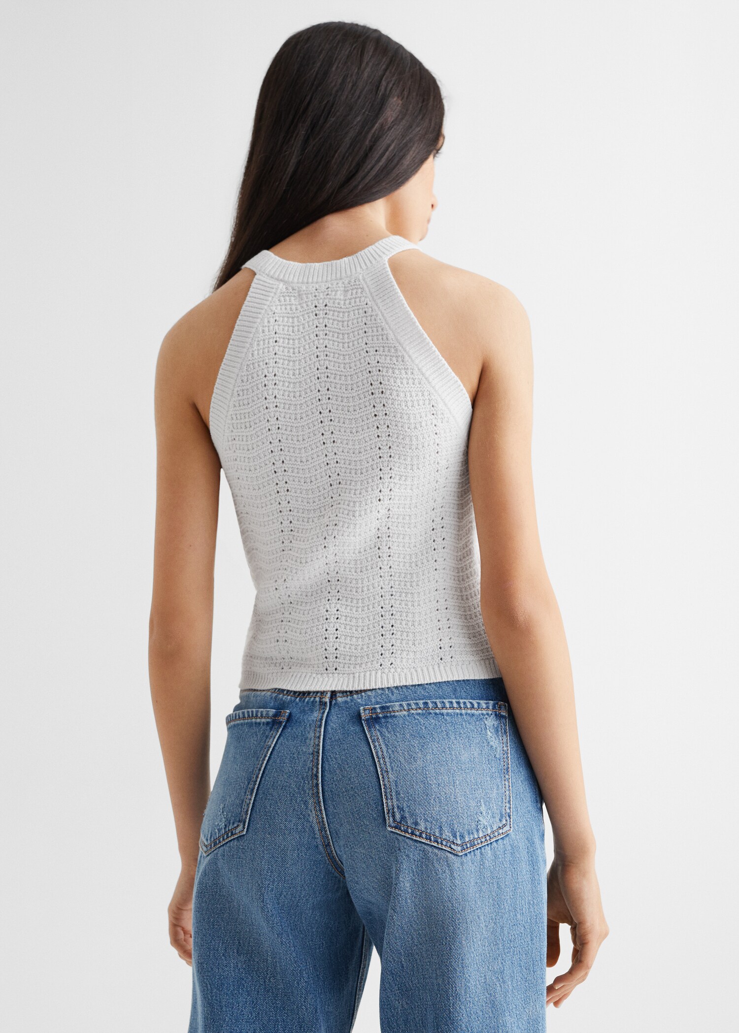 Top cotone traforato - Retro dell'articolo