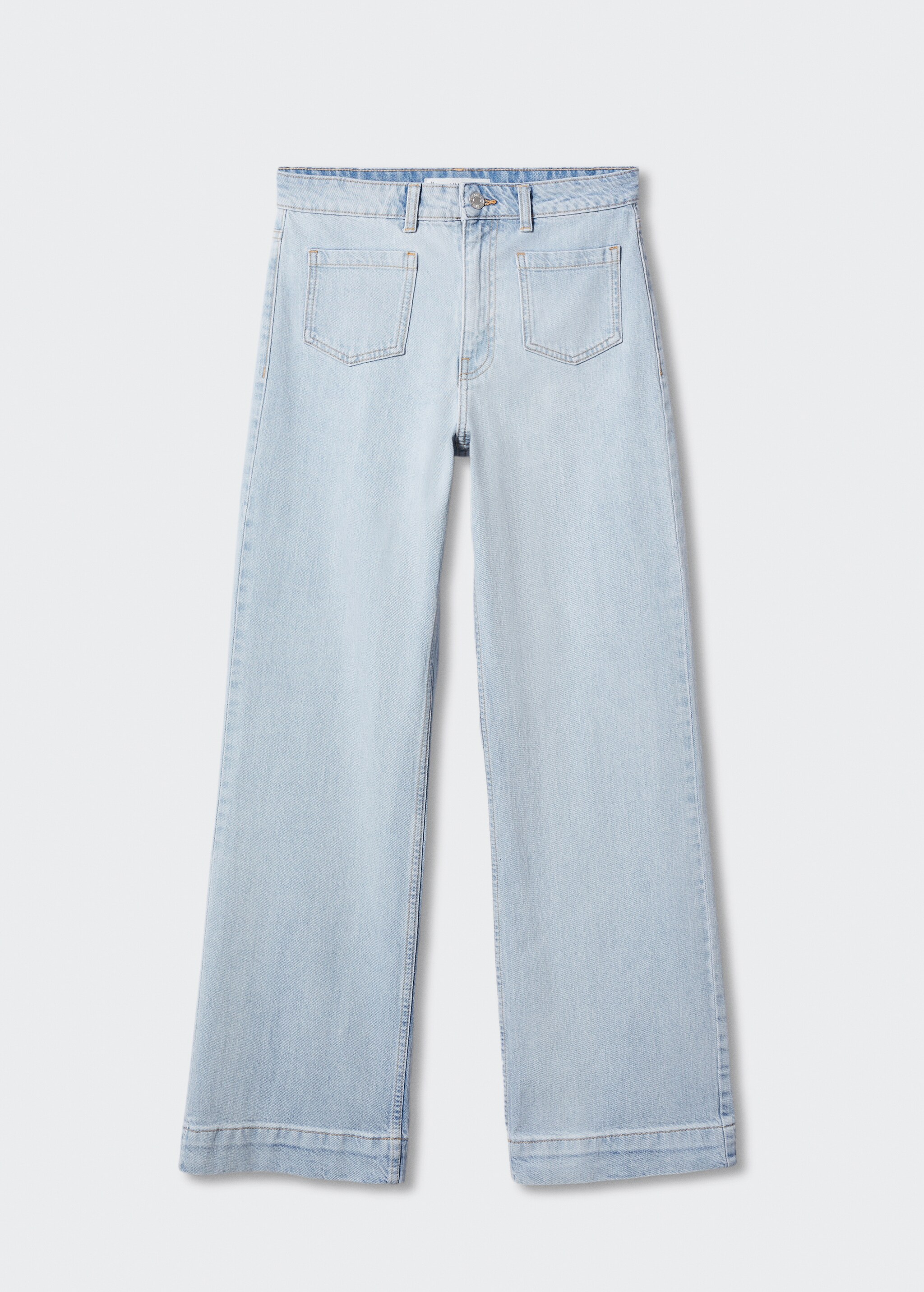 Jeans wideleg bolsillos - Artículo sin modelo