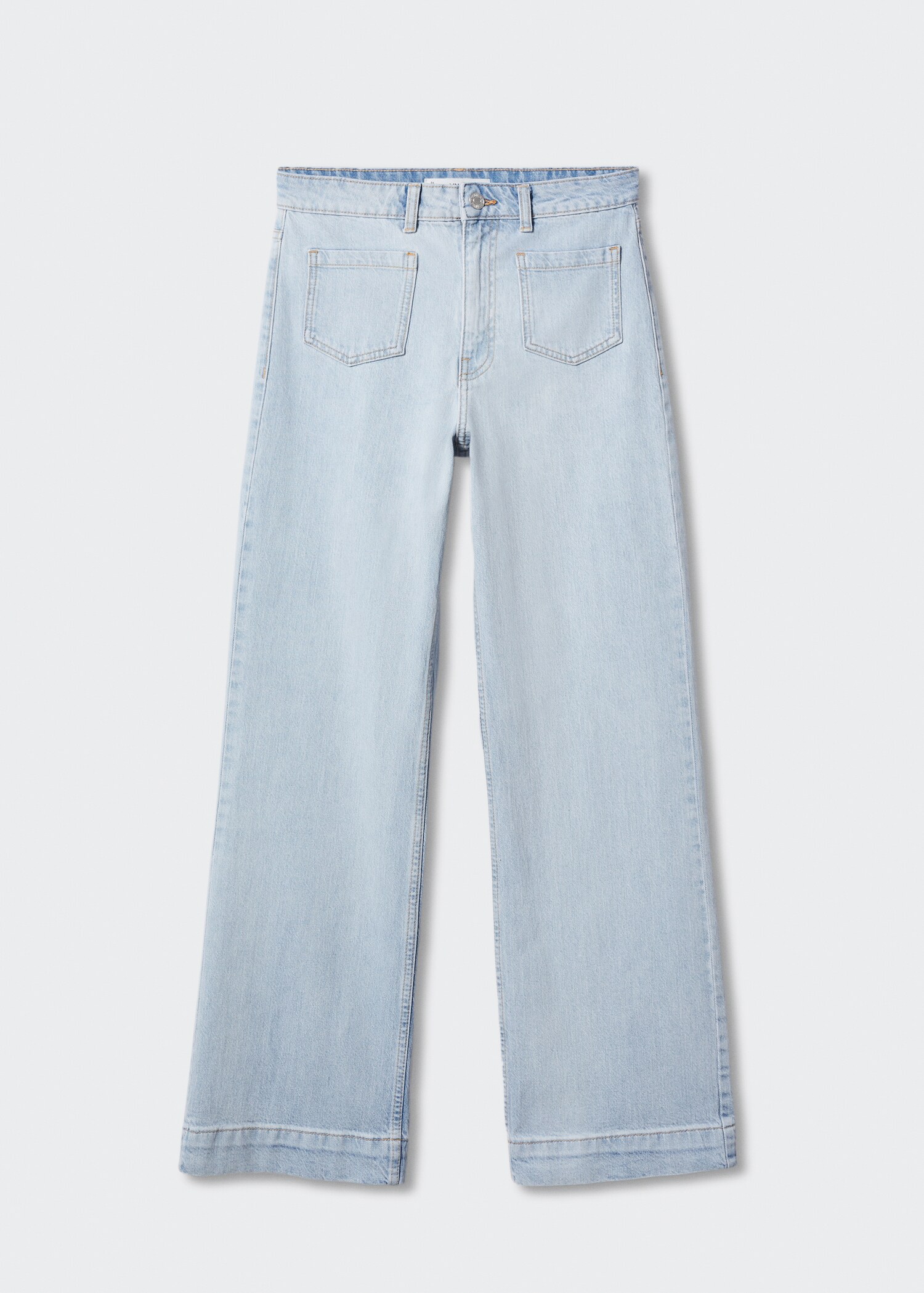 Wideleg jeans with pockets - Article without model