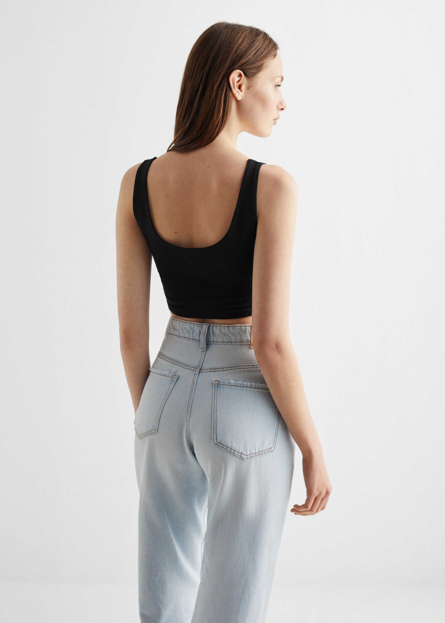 Top basic spallini - Retro dell'articolo