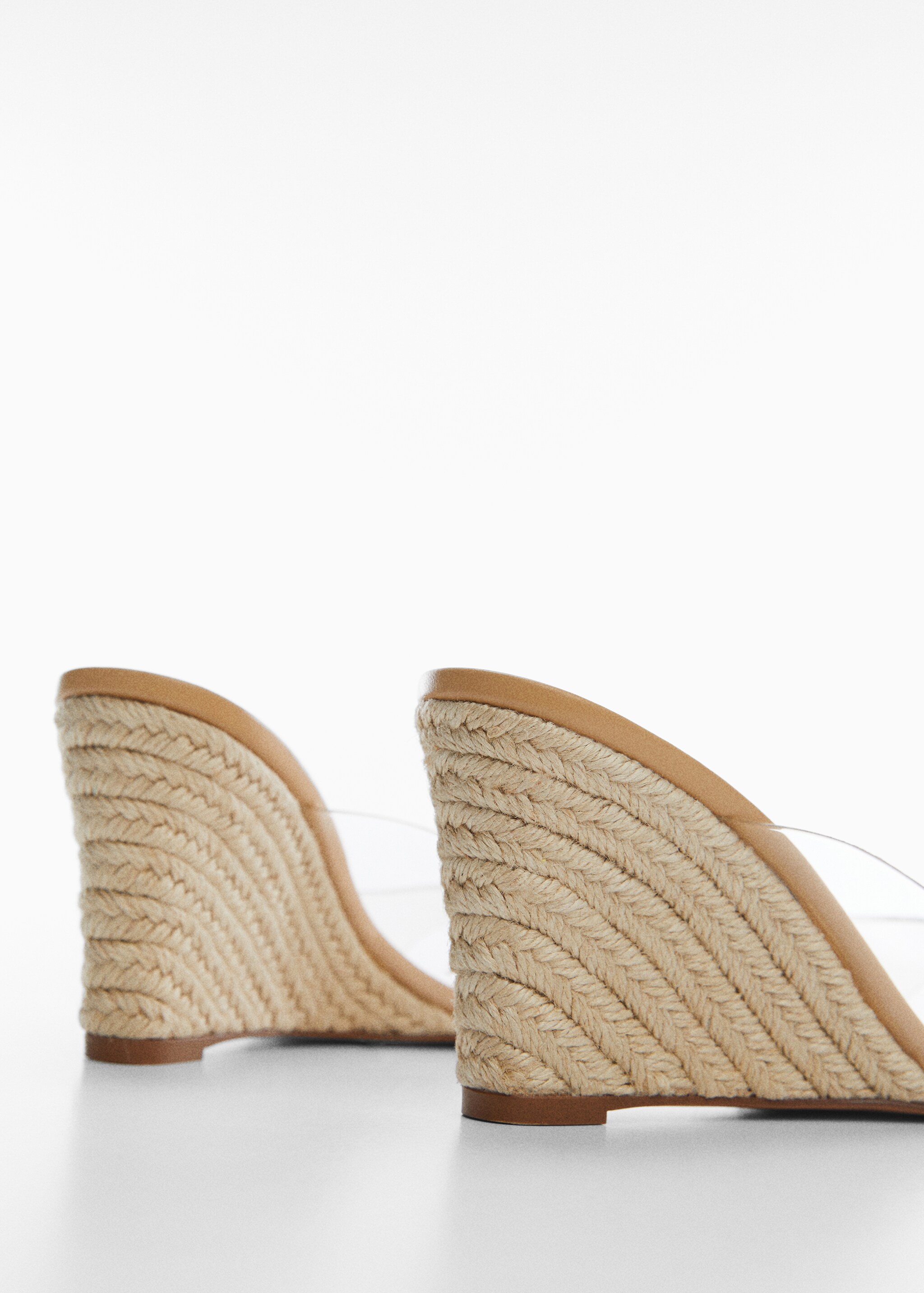 Wedge sandals with vinyl panel - Details of the article 1